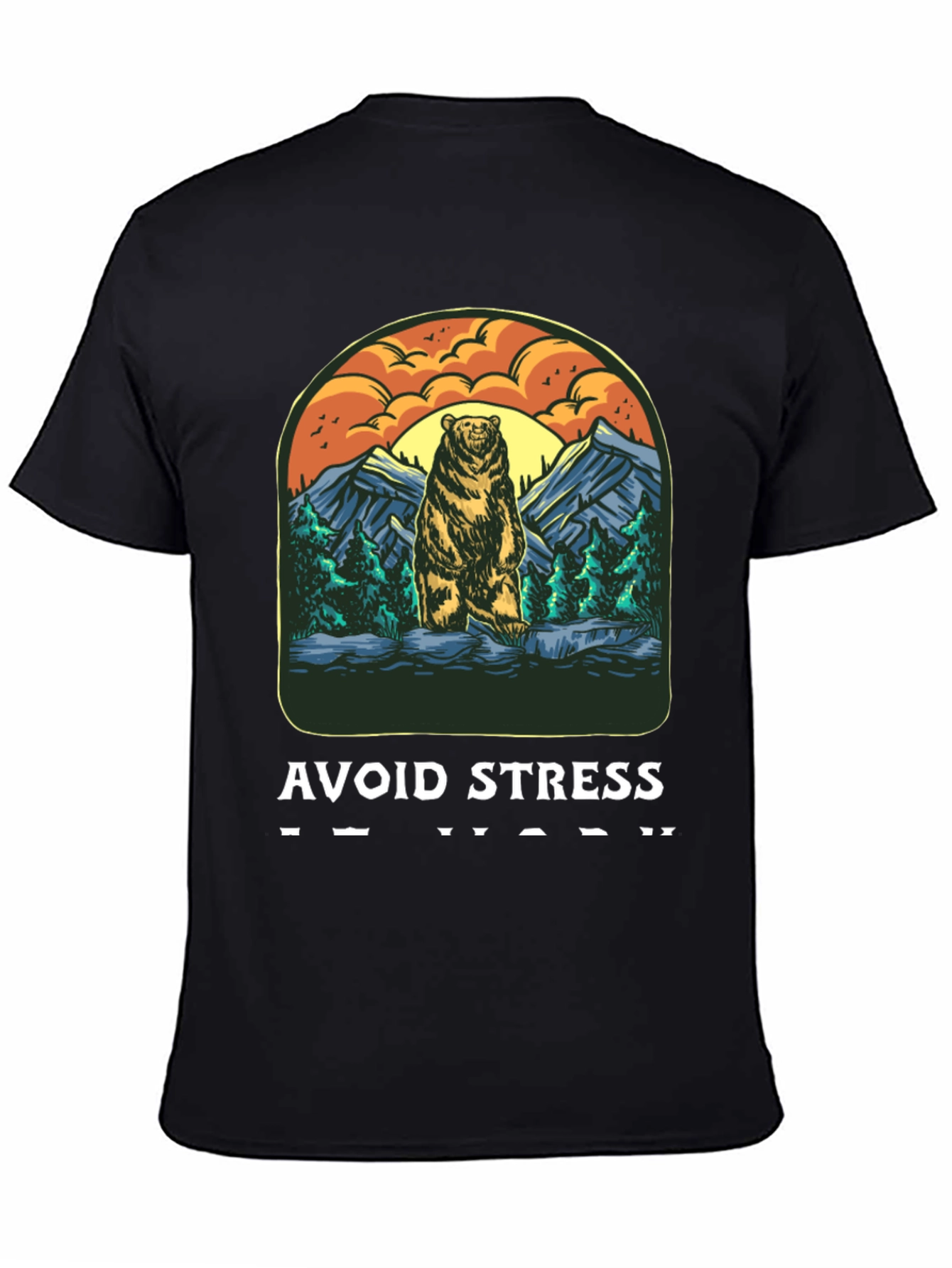 Avoid Stress Bear T-Shirt