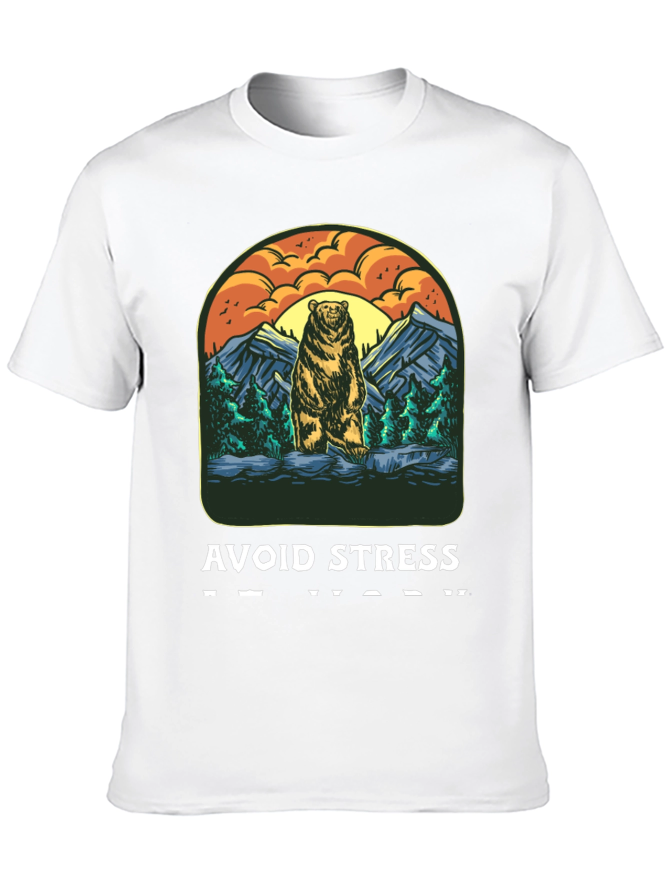 Avoid Stress Bear T-Shirt