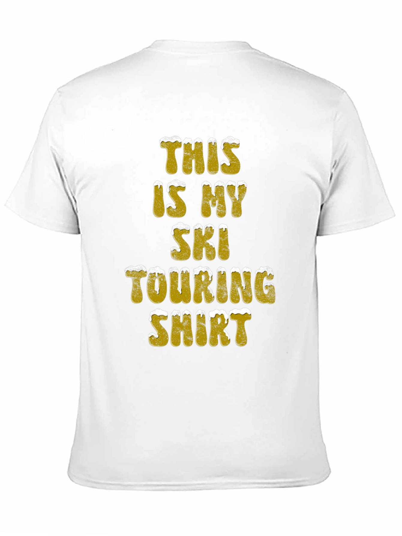 Ski Touring Shirt - Black Cotton Tee
