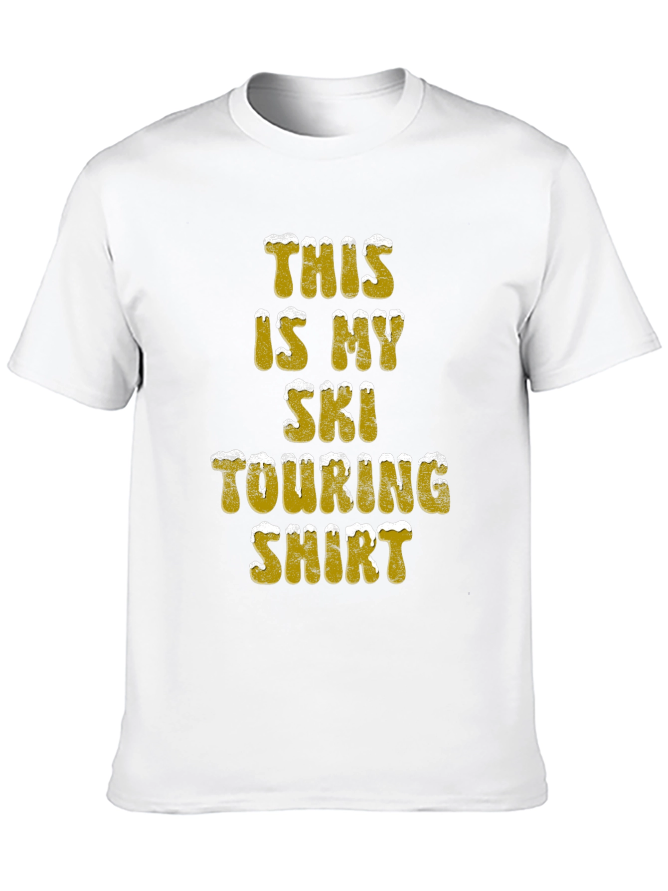 Ski Touring Shirt - Black Cotton Tee