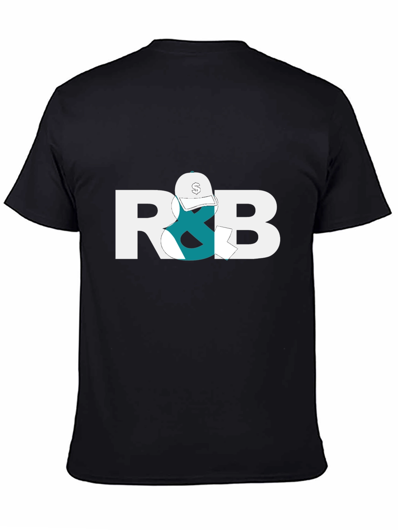 R&B Graphic Tee - Black Cotton Blend