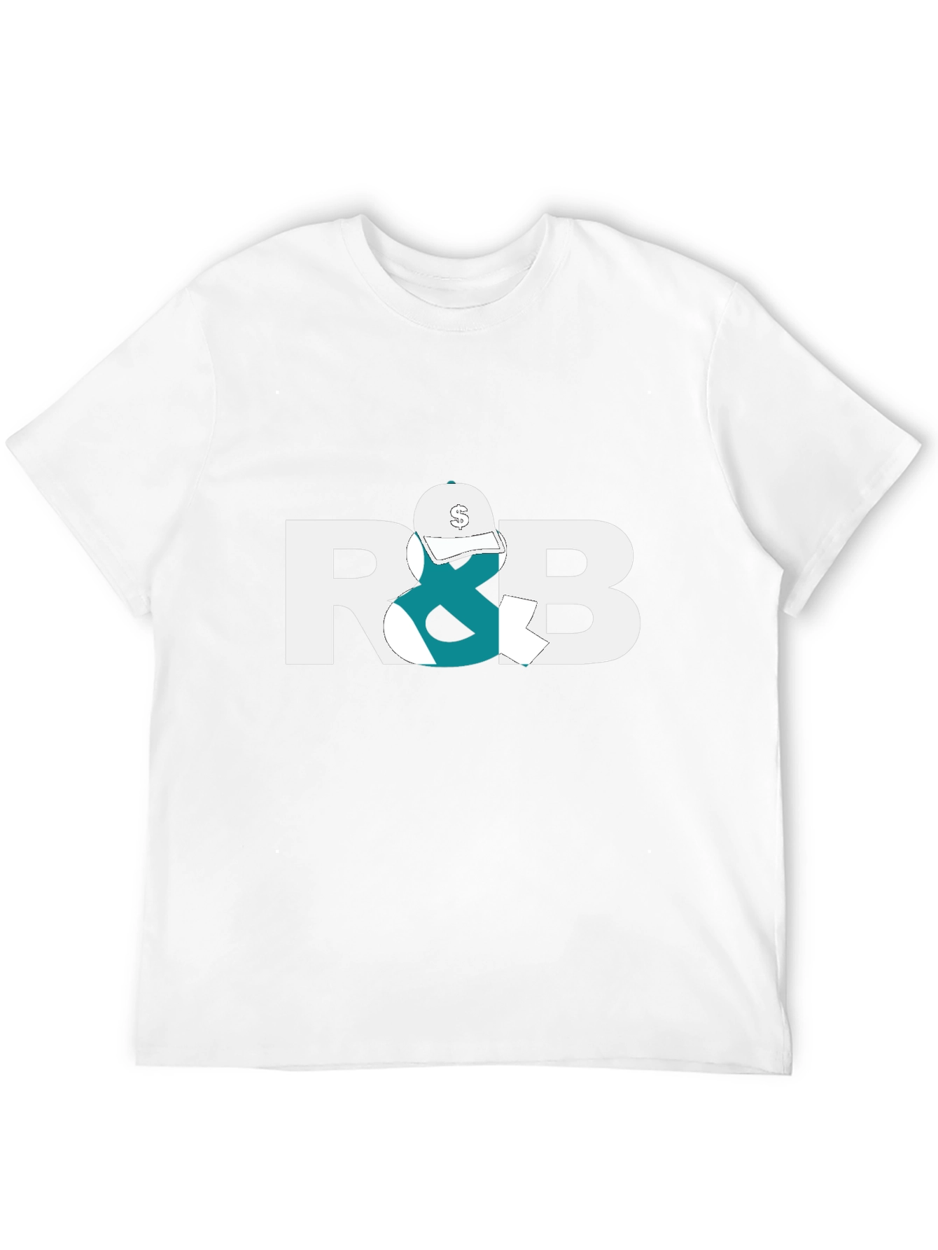 R&B Graphic Tee - Black Cotton Blend