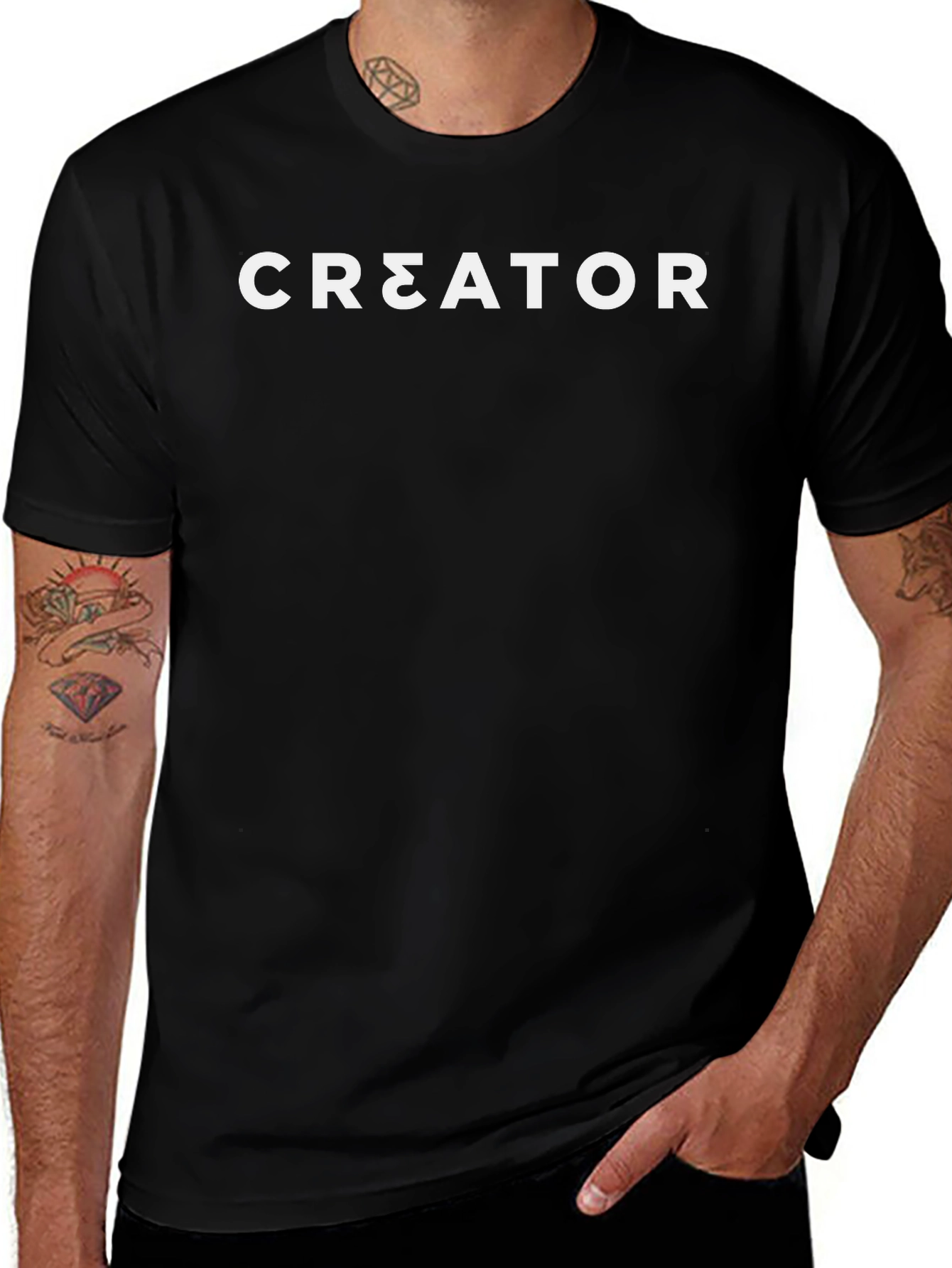 CREATOR Graphic Tee - Stylish Black T-Shirt