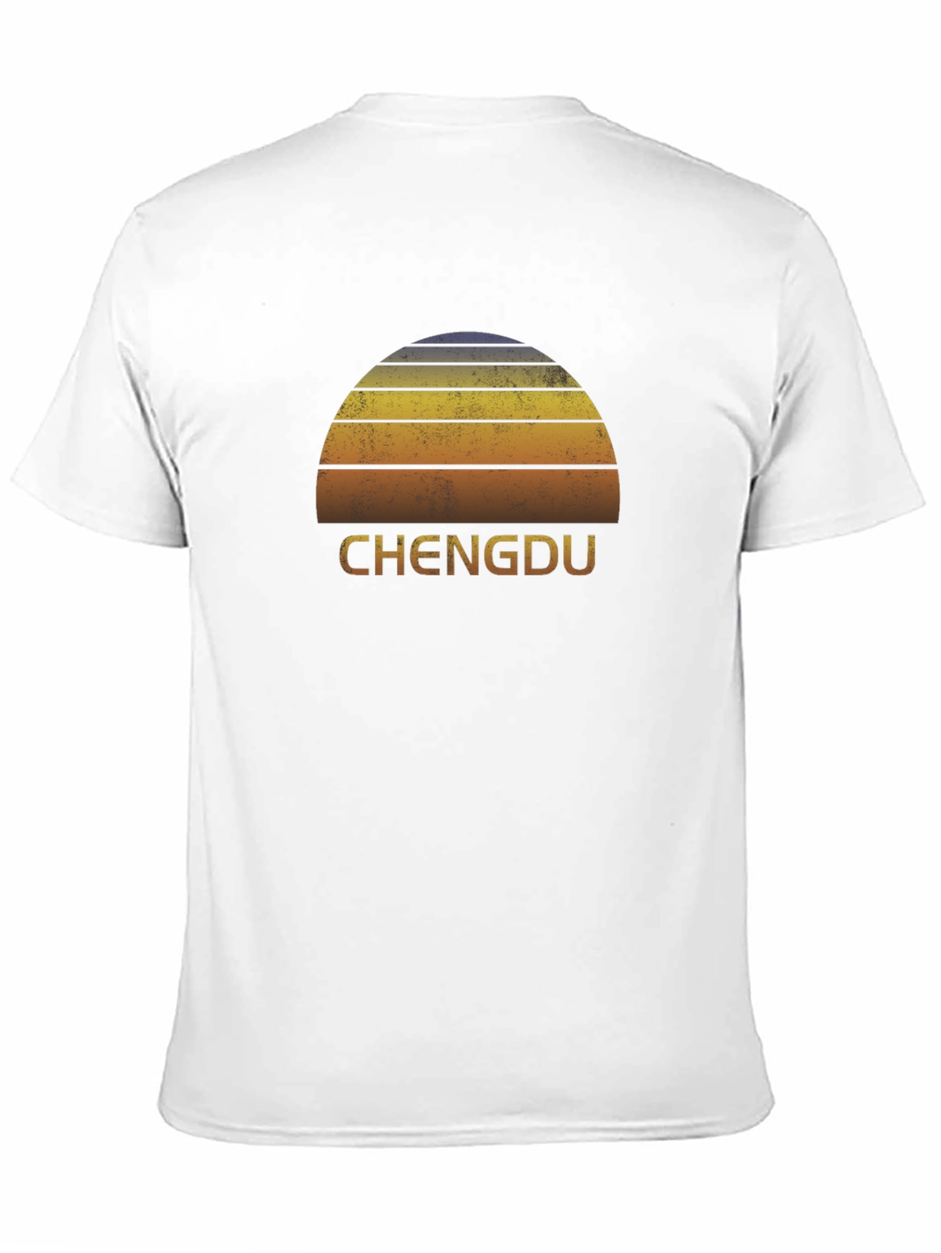 Chengdu Retro Sunset Graphic Tee - City Pride T-Shirt