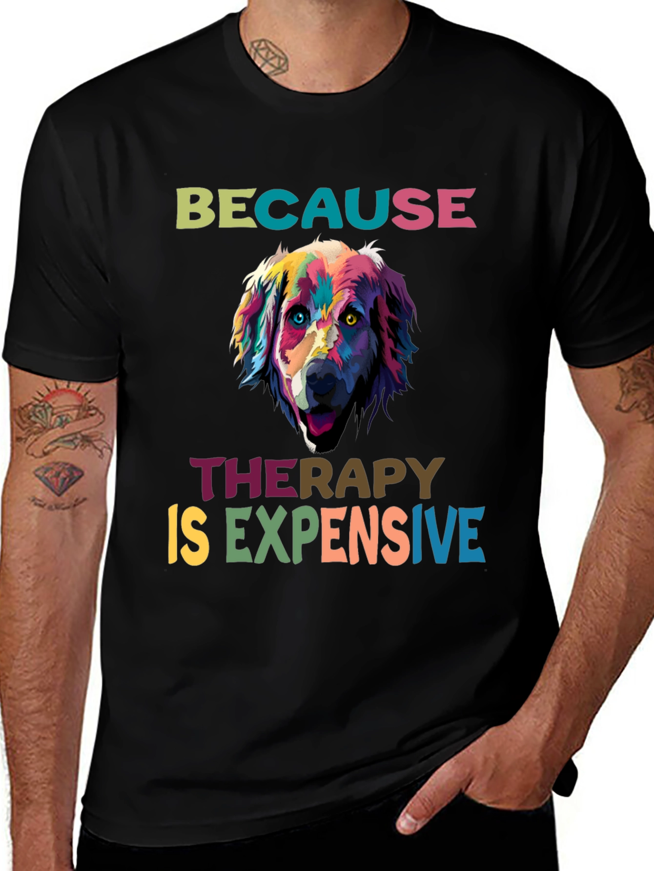 Dog Therapy T-Shirt: Because Therapy is Expensive