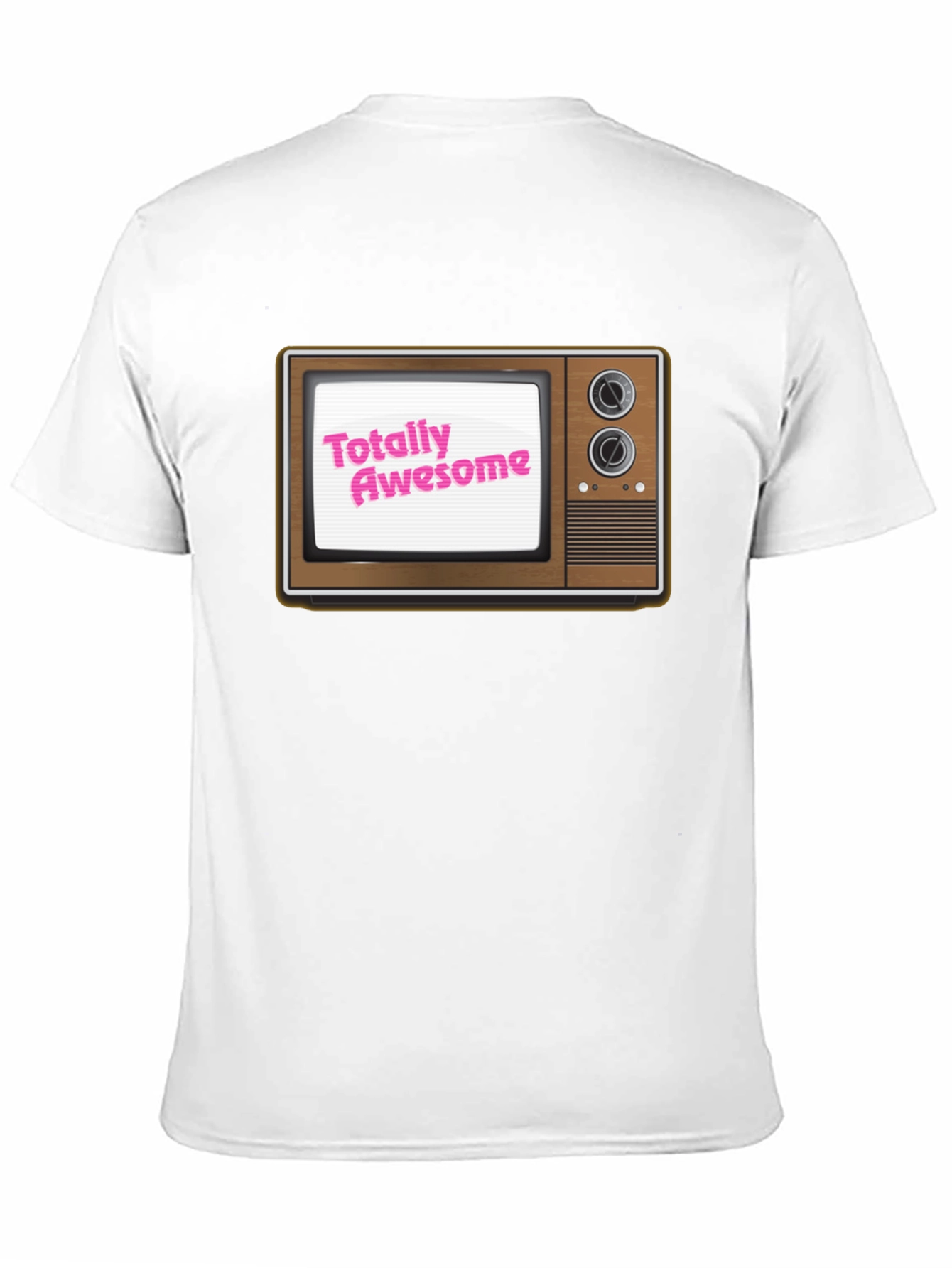Totally Awesome Retro TV Graphic T-Shirt