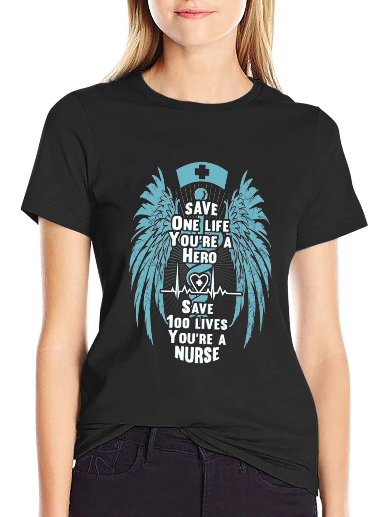 Nurse Hero Graphic T-Shirt