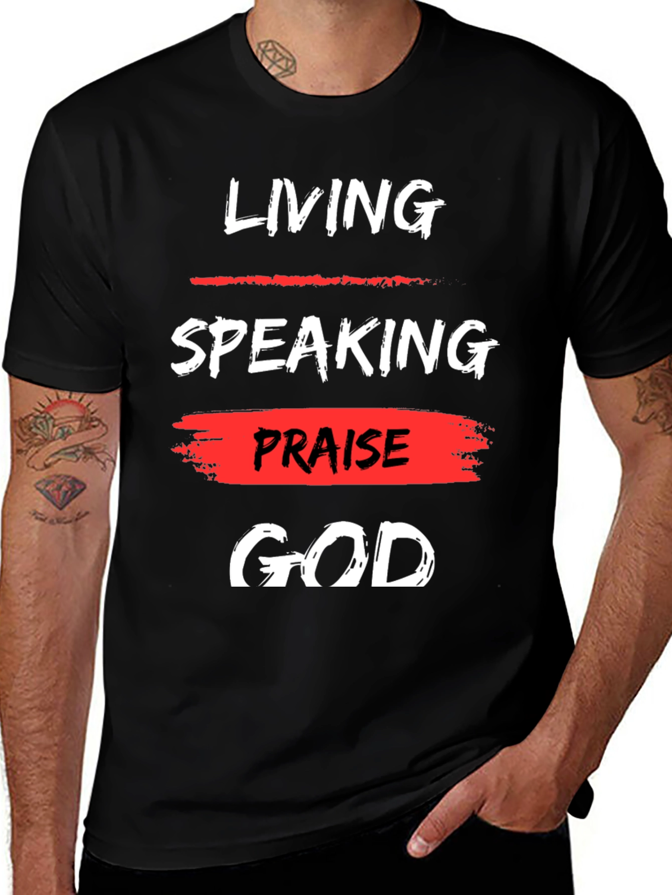 Living Speaking Praise God T-Shirt