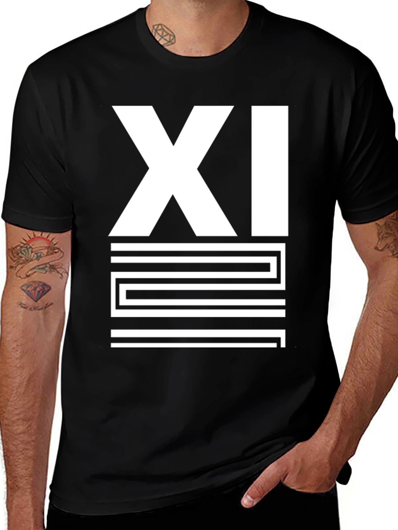 XI Graphic T-Shirt - Black