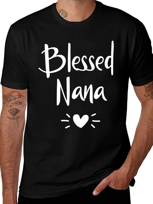 Blessed Nana Black T-Shirt