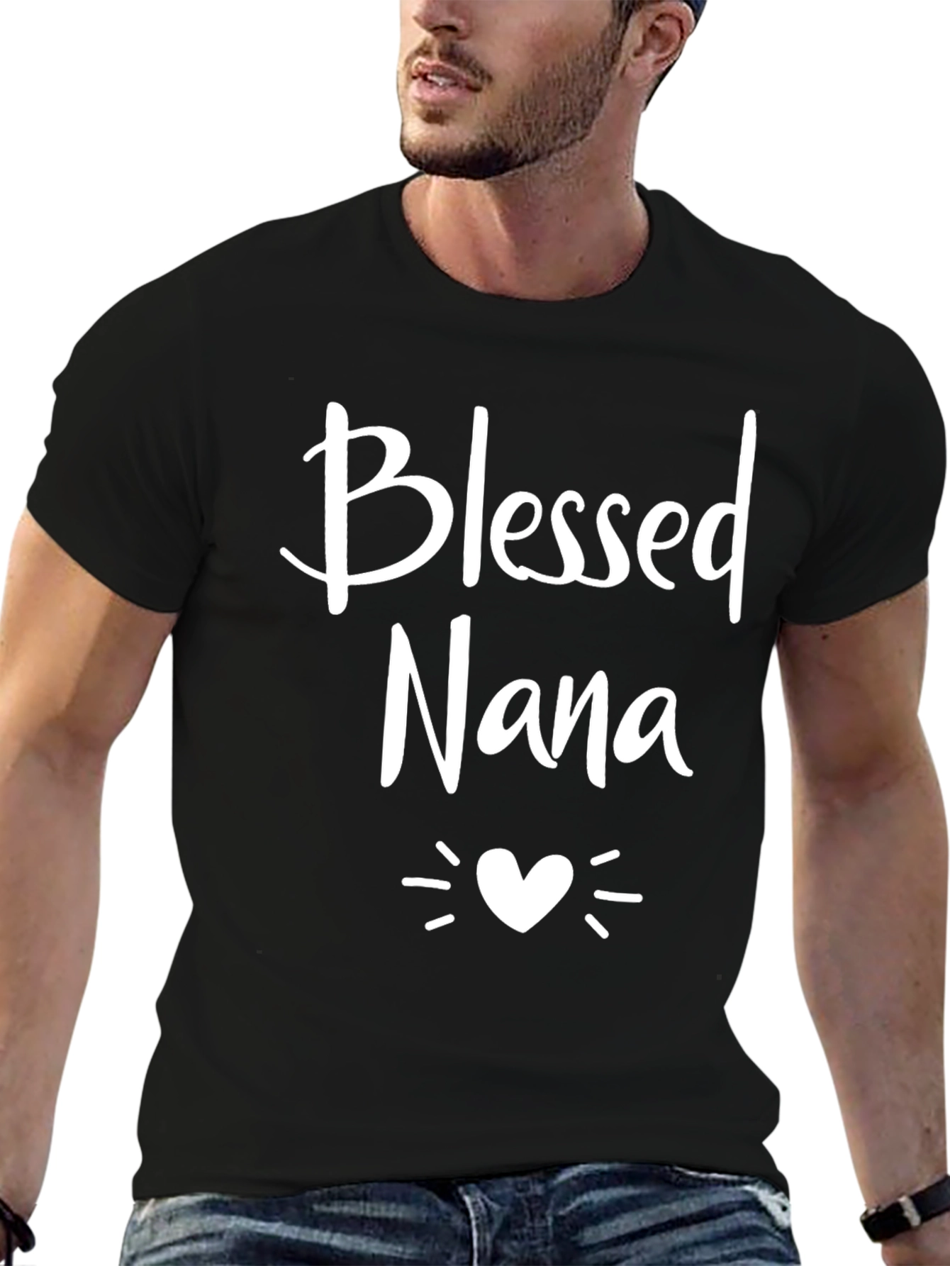 Blessed Nana Black T-Shirt