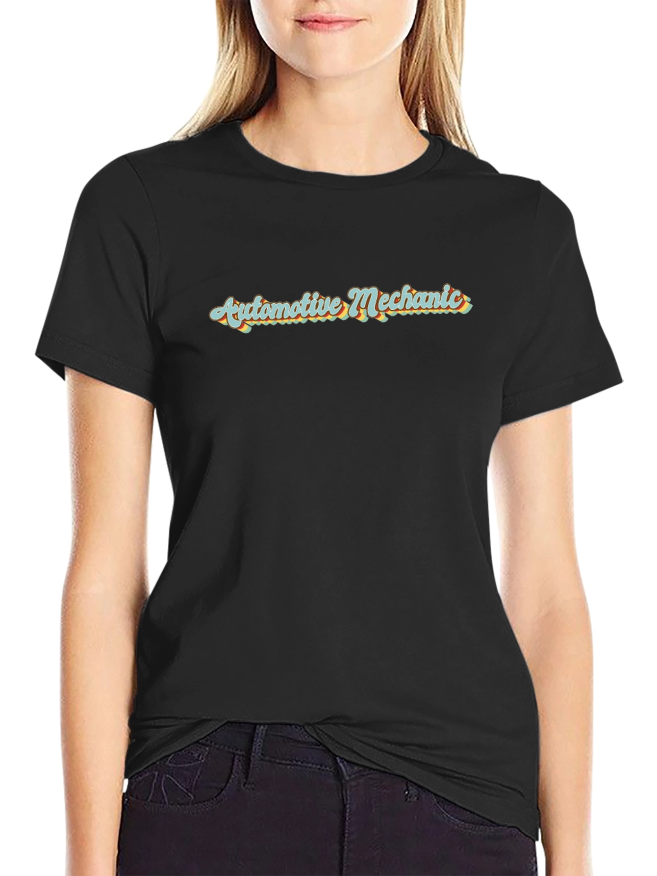 Automotive Mechanic Graphic Tee - Cool Retro Design