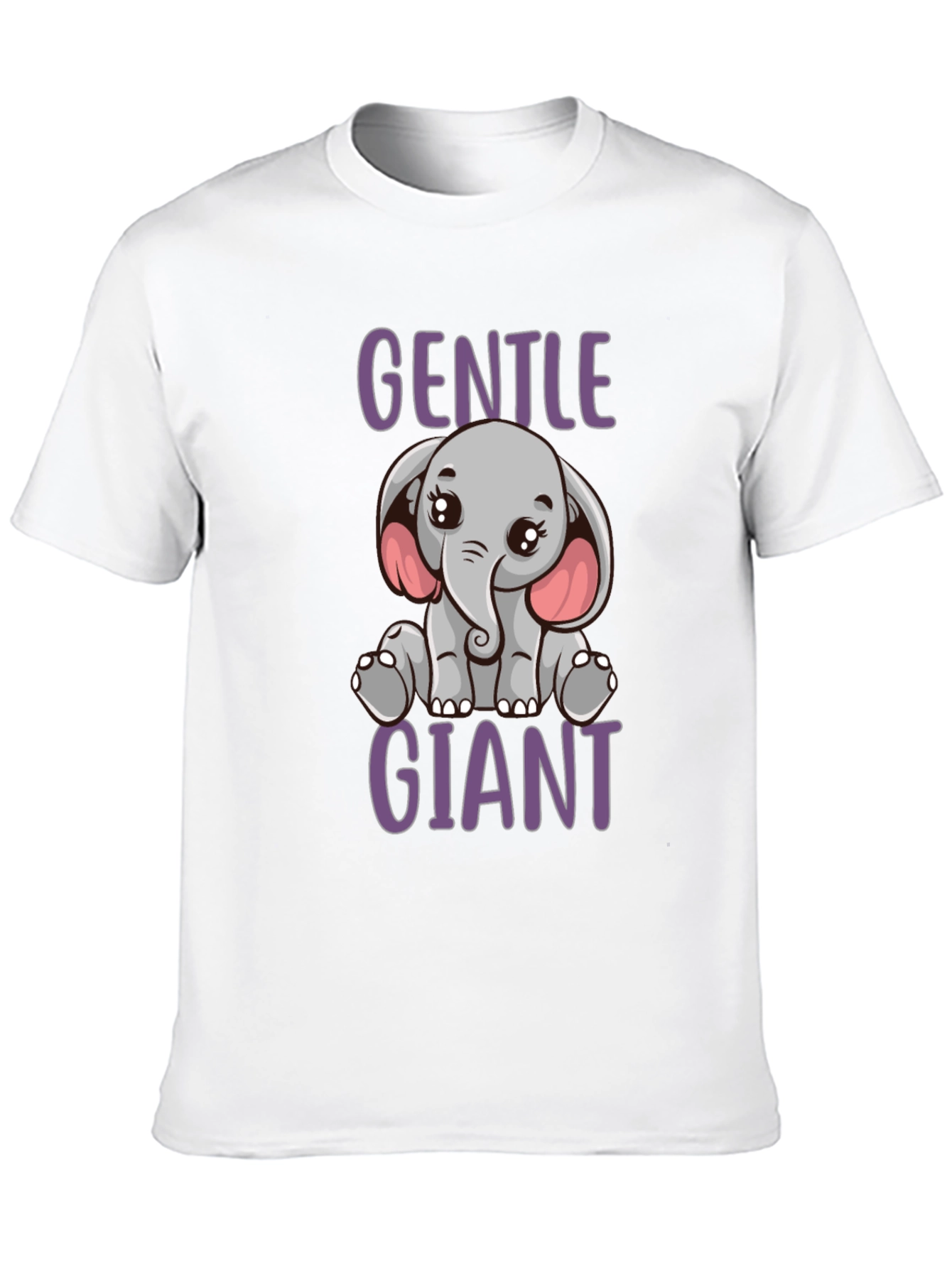 Gentle Giant Elephant Graphic Tee - Cute & Comfy