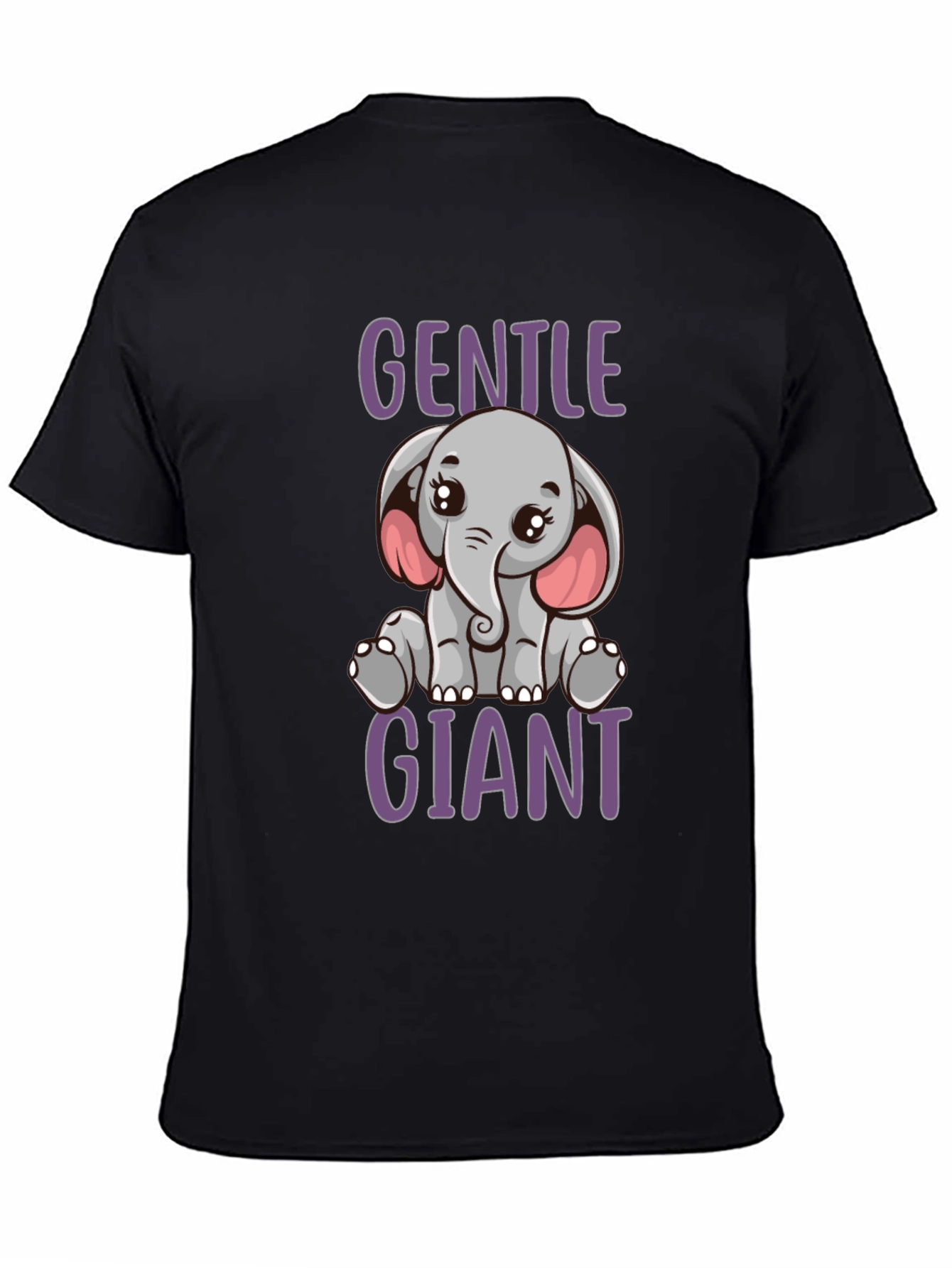 Gentle Giant Elephant Graphic Tee - Cute & Comfy