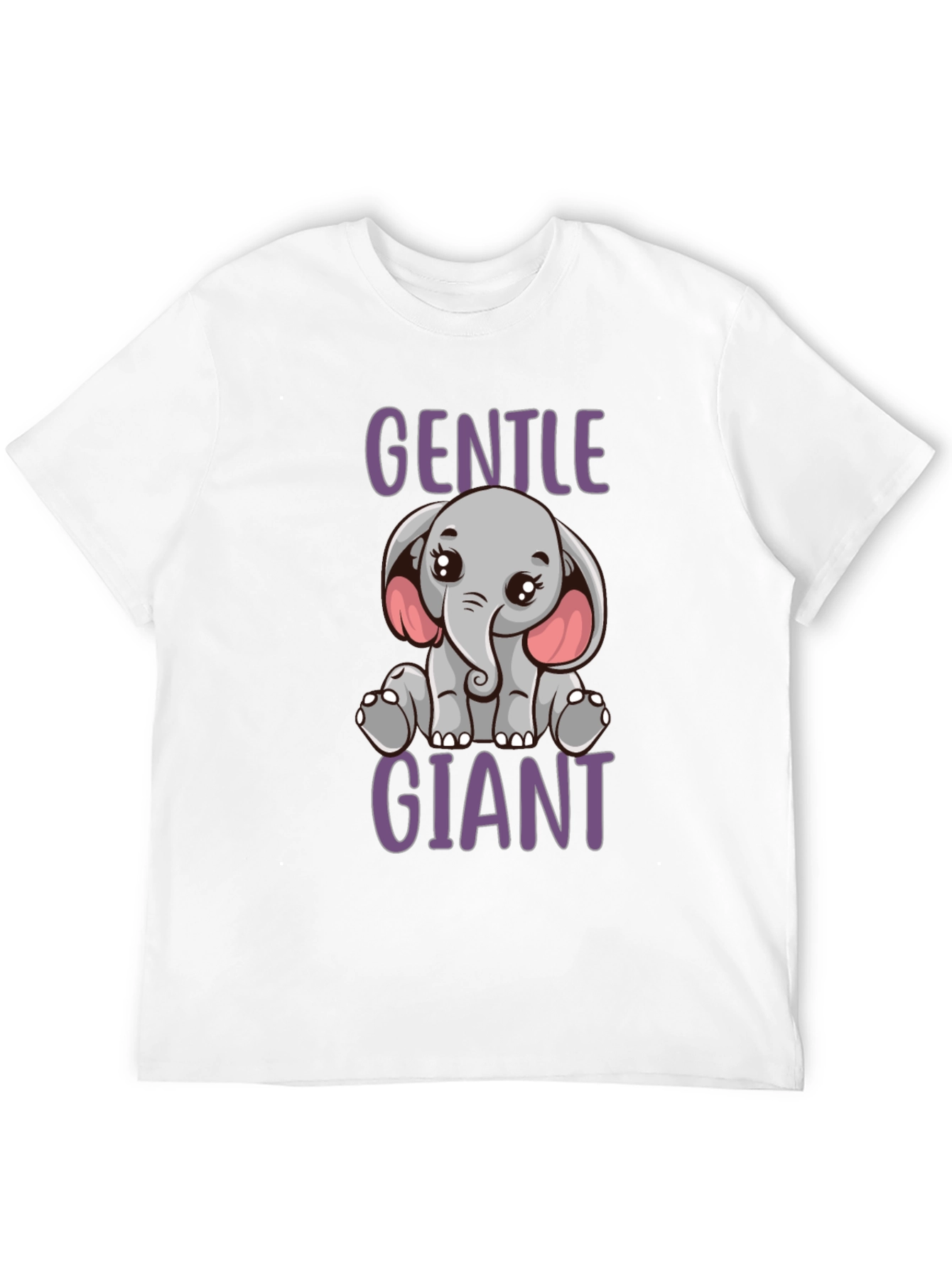 Gentle Giant Elephant Graphic Tee - Cute & Comfy