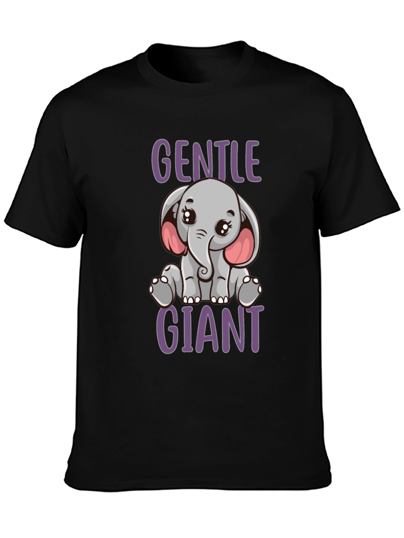 Gentle Giant Elephant Graphic Tee - Cute & Comfy