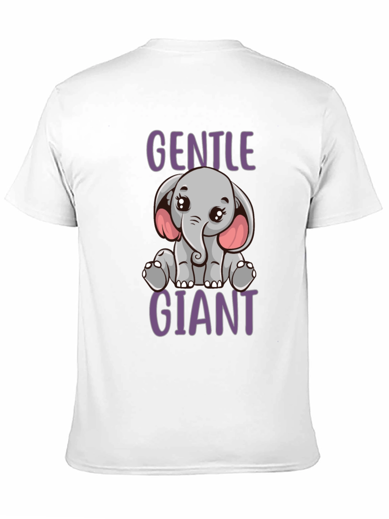 Gentle Giant Elephant Graphic Tee - Cute & Comfy