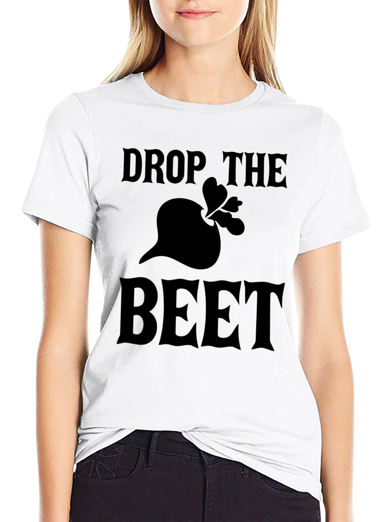 Drop the Beet Graphic Tee - Black