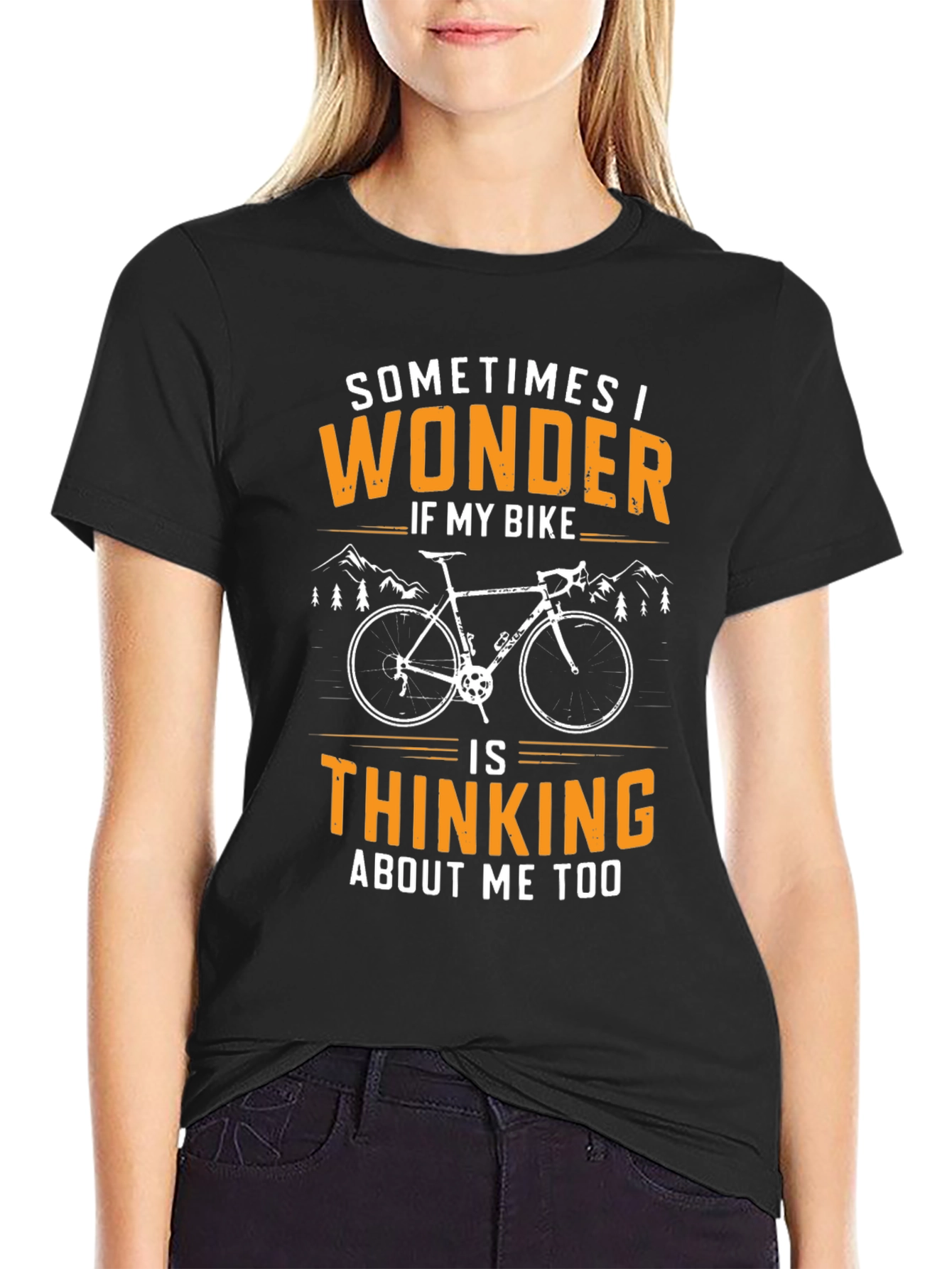 Sometimes I Wonder Cycling T-Shirt