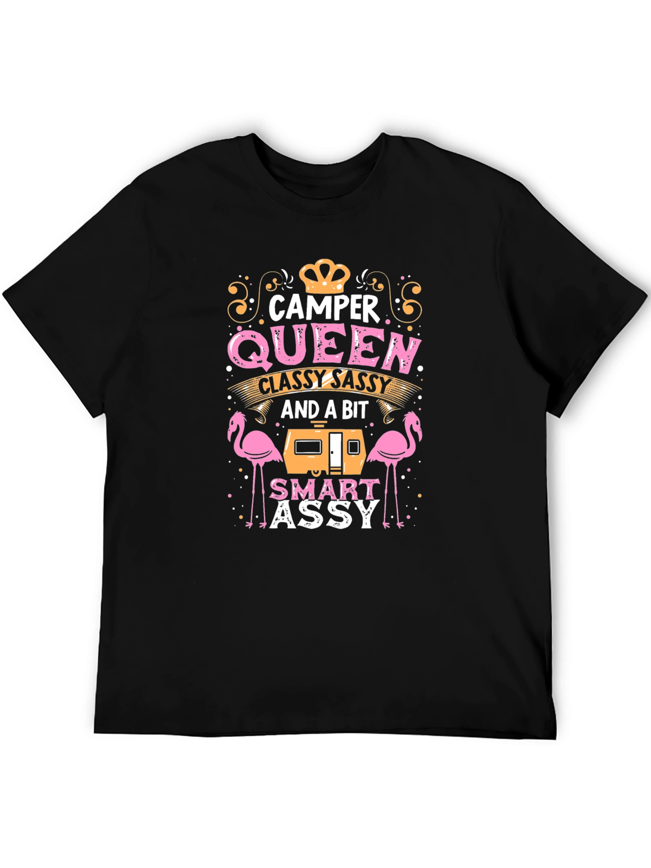 Camper Queen T-Shirt: Classy Sassy & Smart Assy