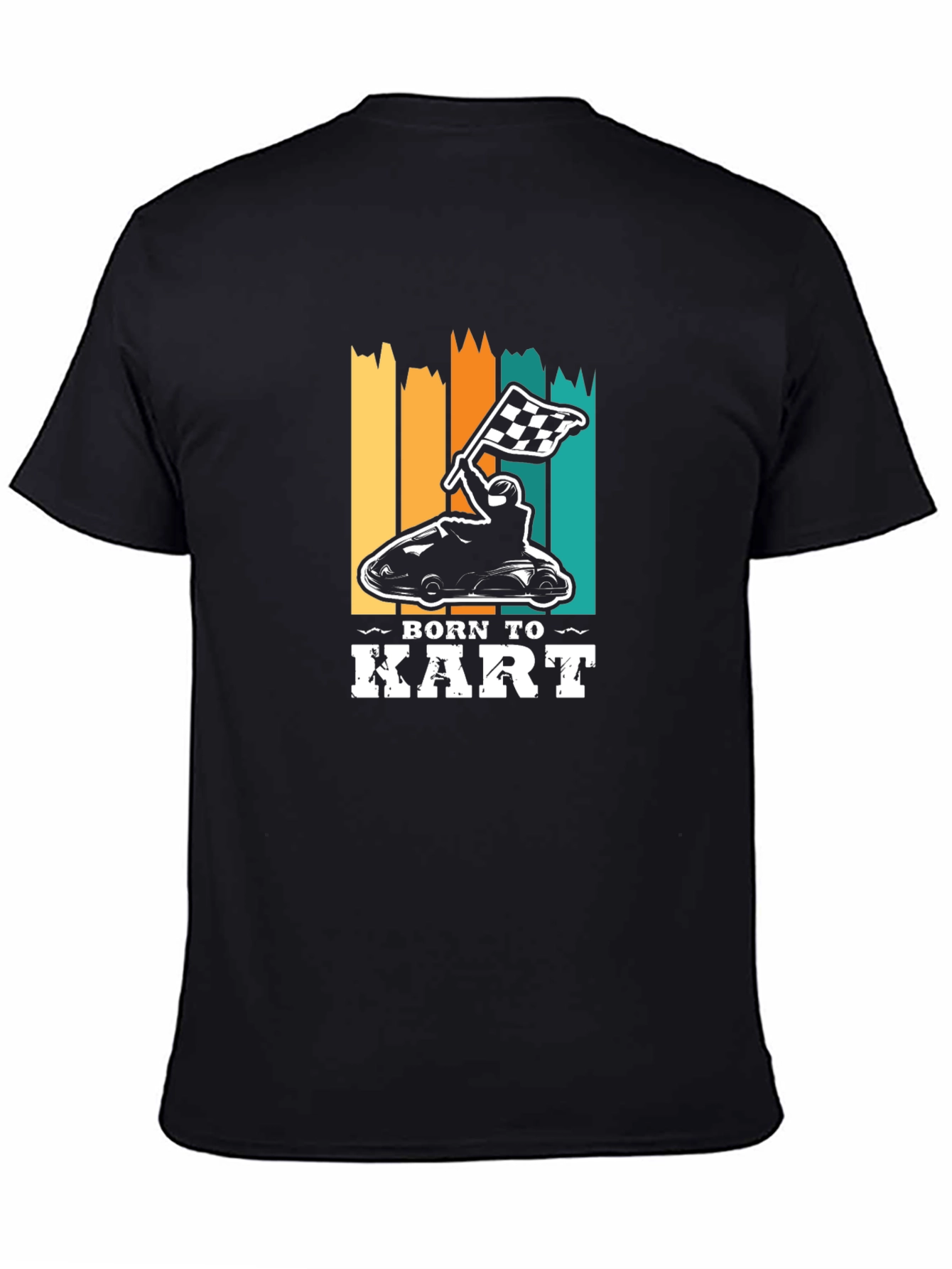 Born To Kart Graphic Tee - Black