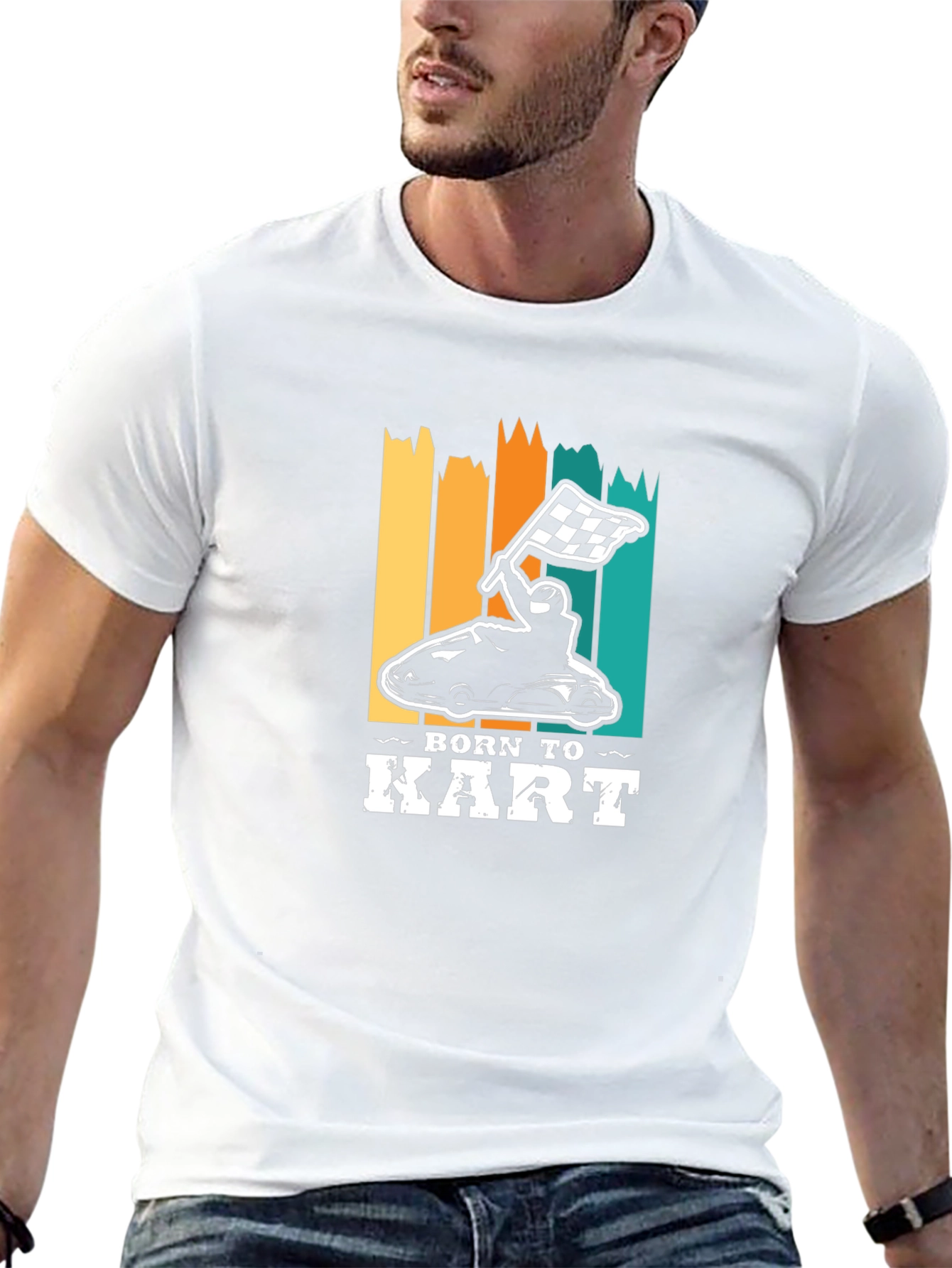 Born To Kart Graphic Tee - Black
