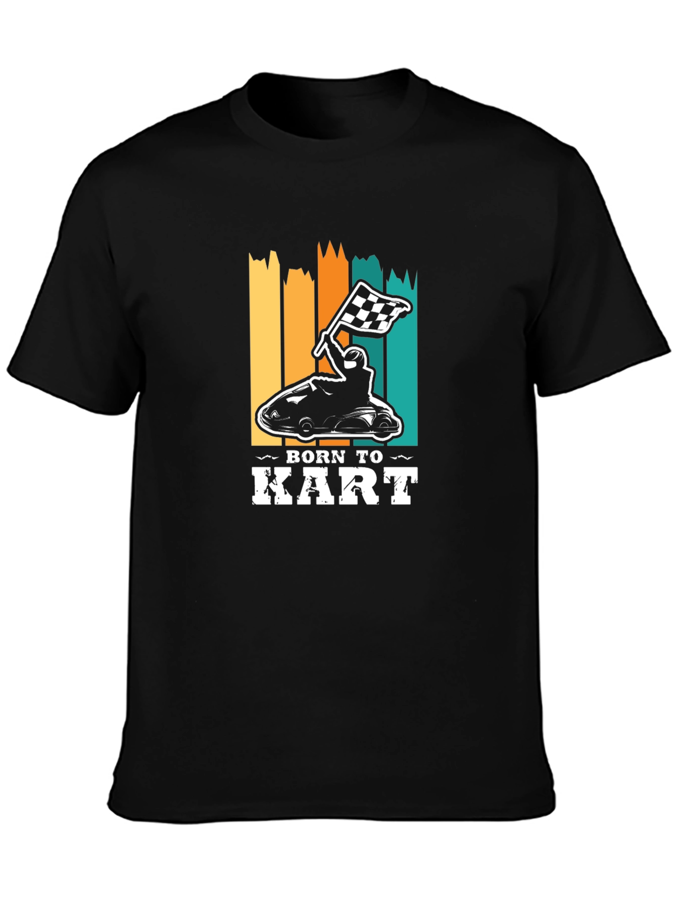 Born To Kart Graphic Tee - Black