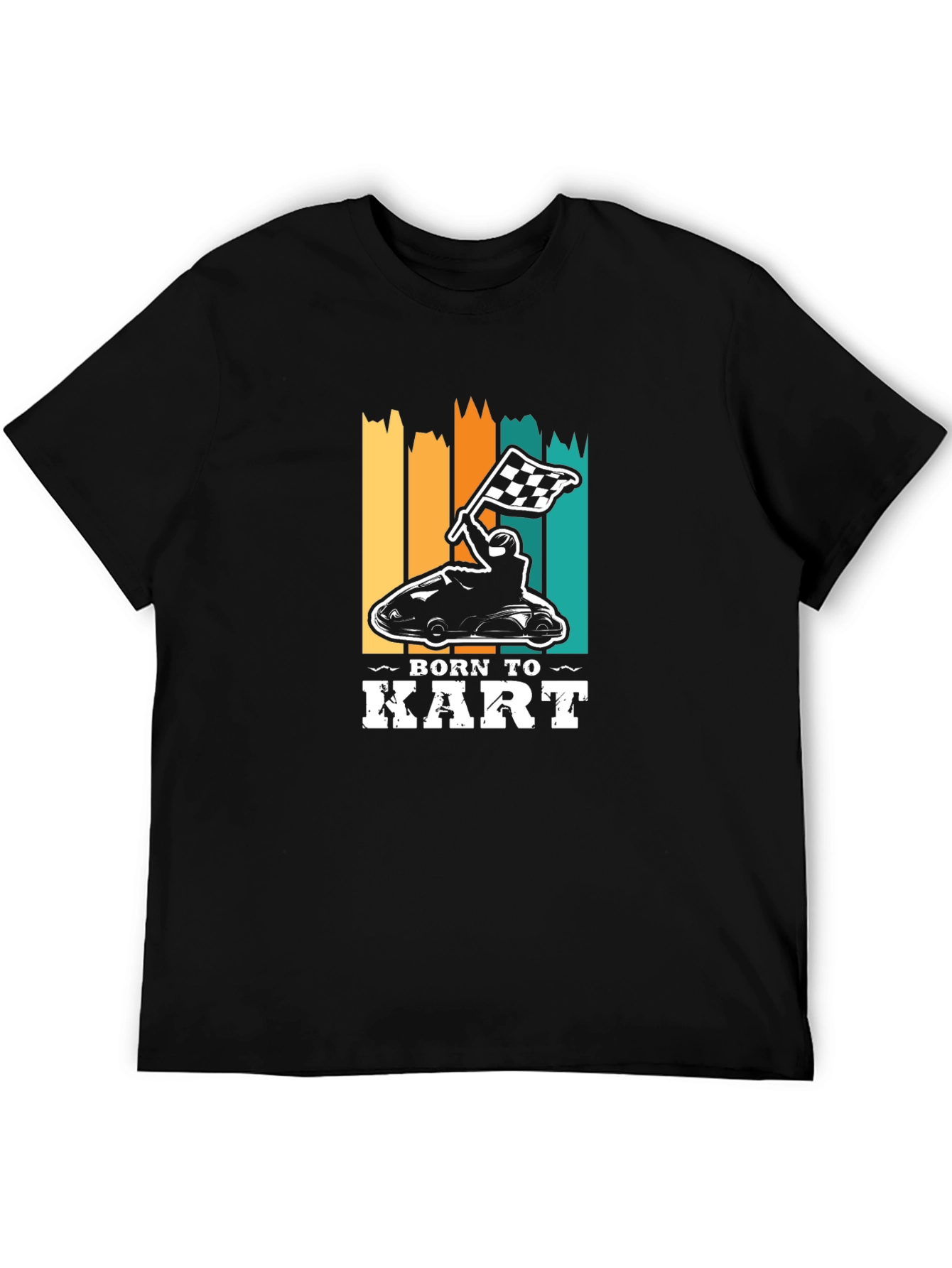 Born To Kart Graphic Tee - Black