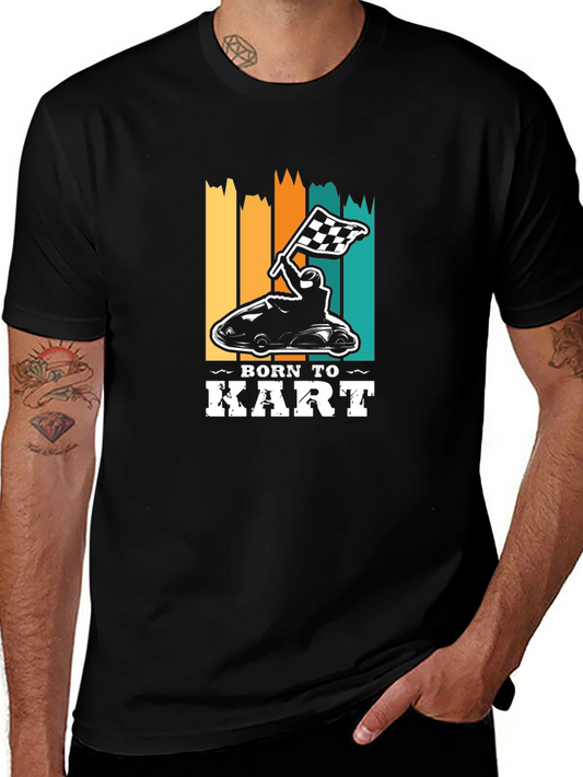 Born To Kart Graphic Tee - Black