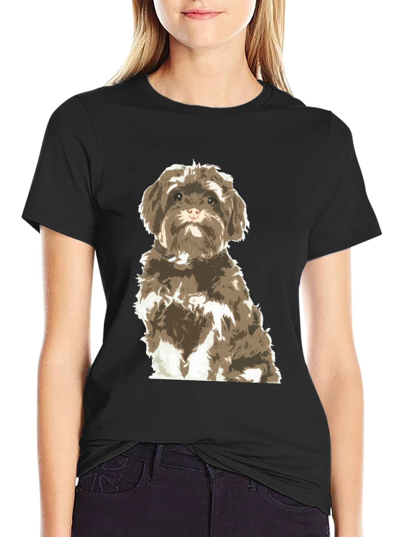 Dog Graphic T-Shirt | Cute Puppy Tee