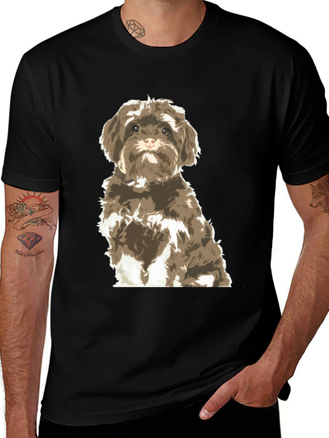 Dog Graphic T-Shirt | Cute Puppy Tee