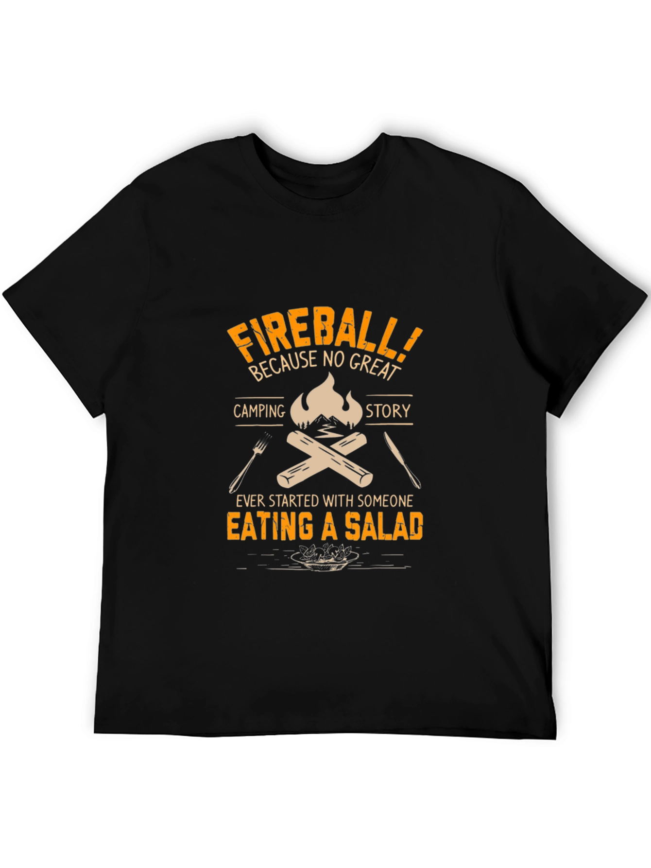 Fireball Camping Story T-Shirt