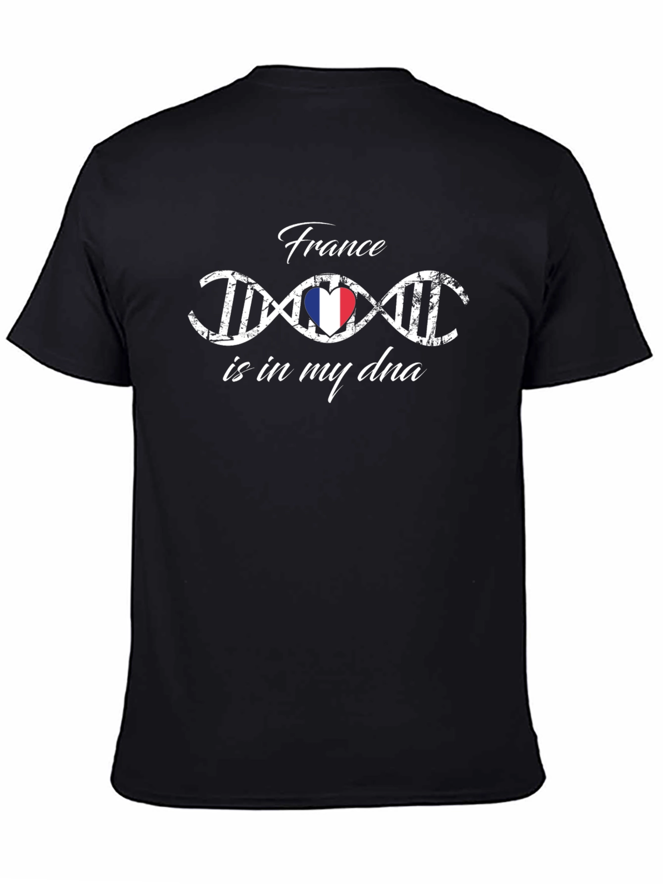 France DNA Black T-Shirt
