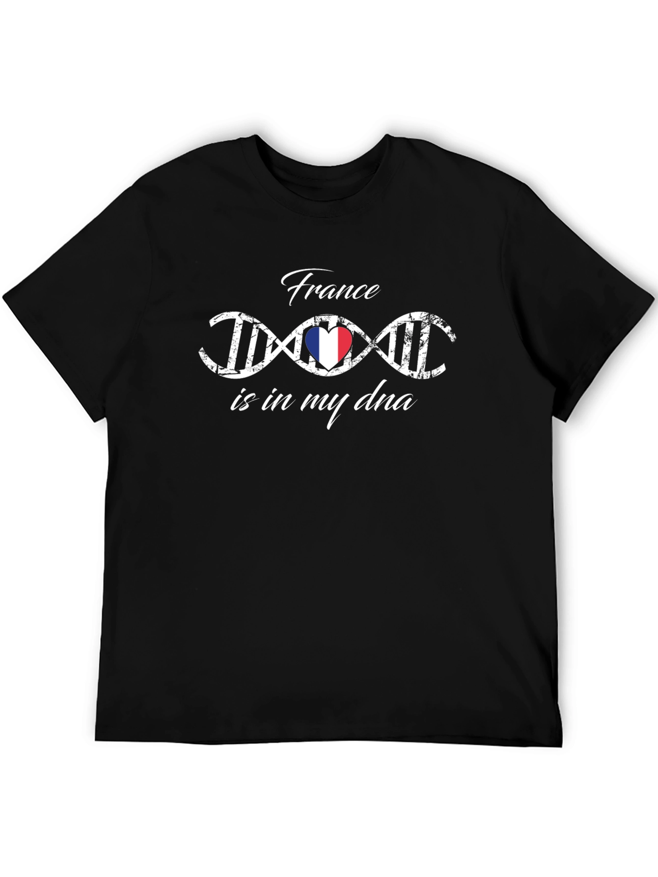 France DNA Black T-Shirt