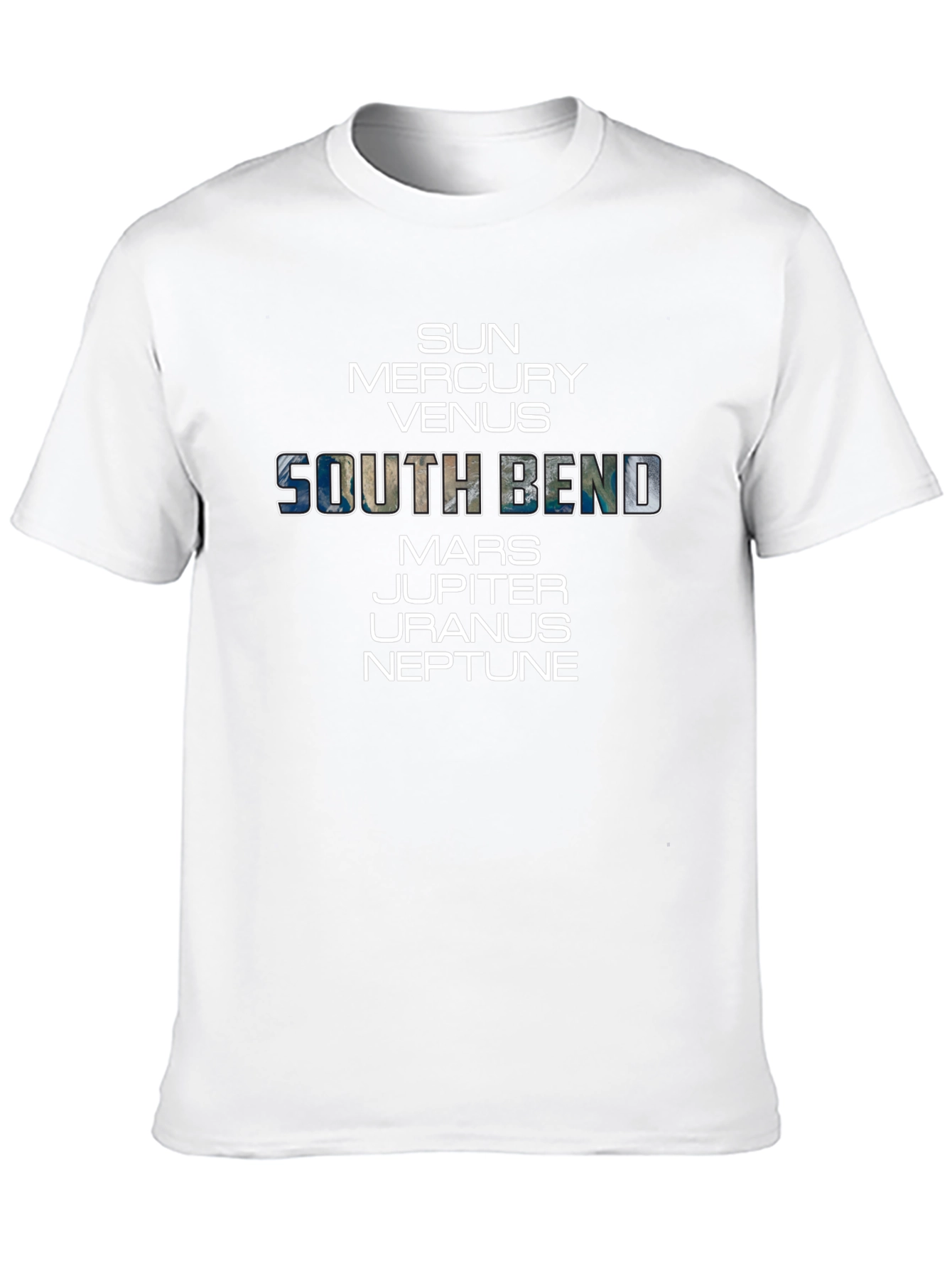South Bend Planets Graphic Tee - Unique Space Design