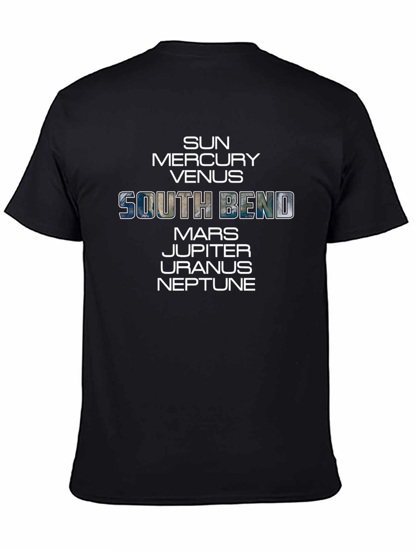South Bend Planets Graphic Tee - Unique Space Design
