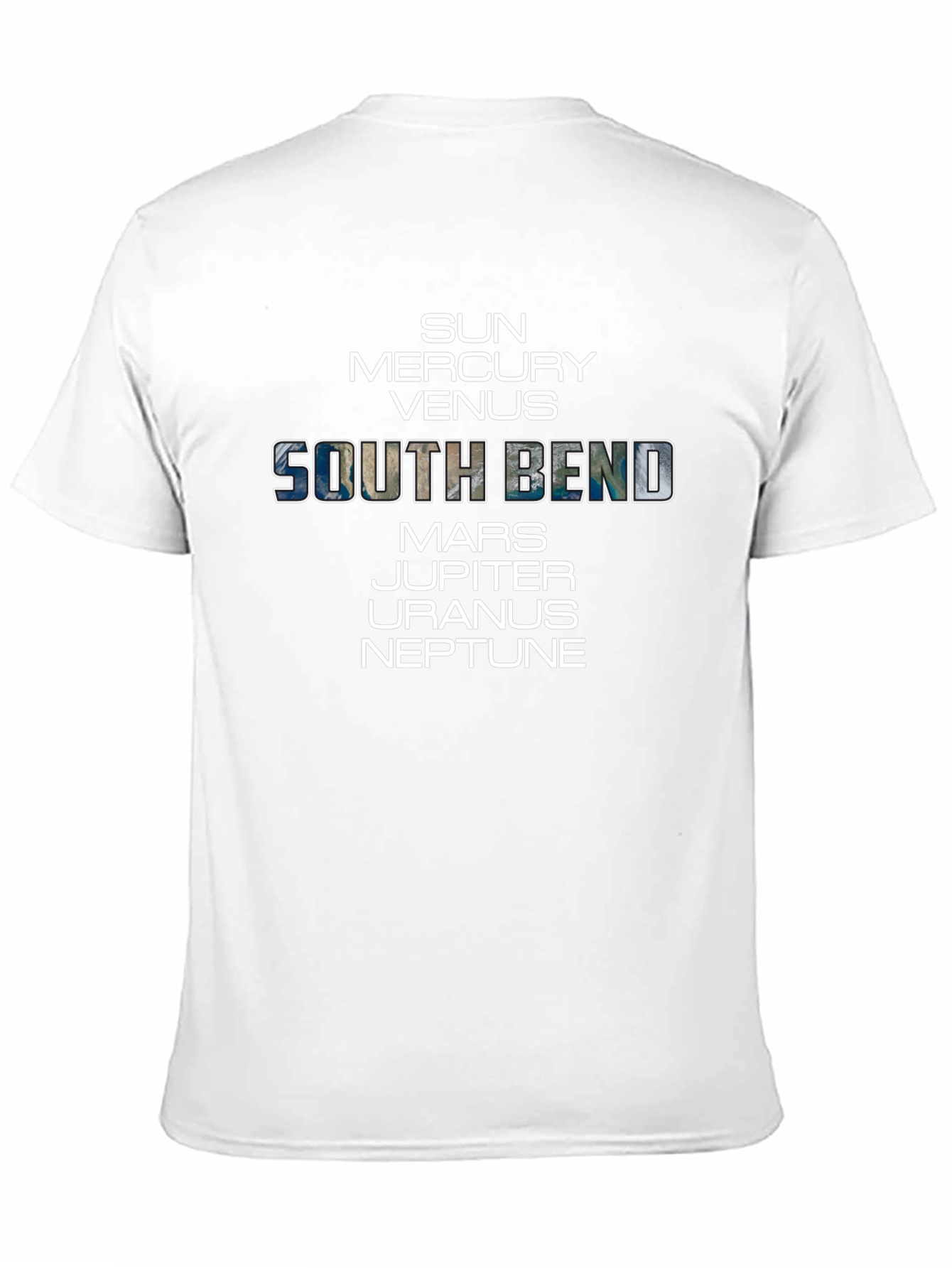 South Bend Planets Graphic Tee - Unique Space Design