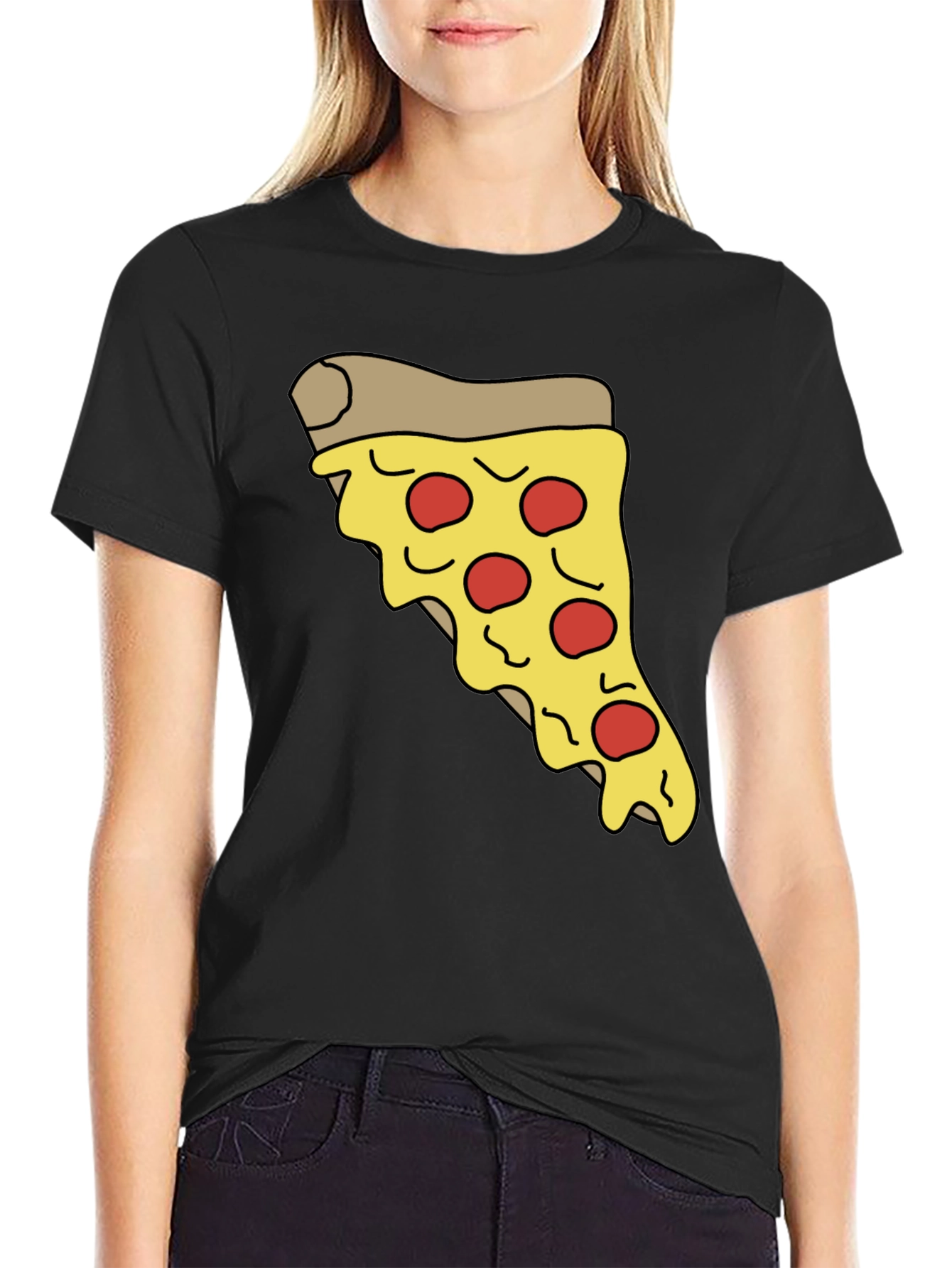 Pizza Slice Graphic Tee - Casual Comfort T-Shirt