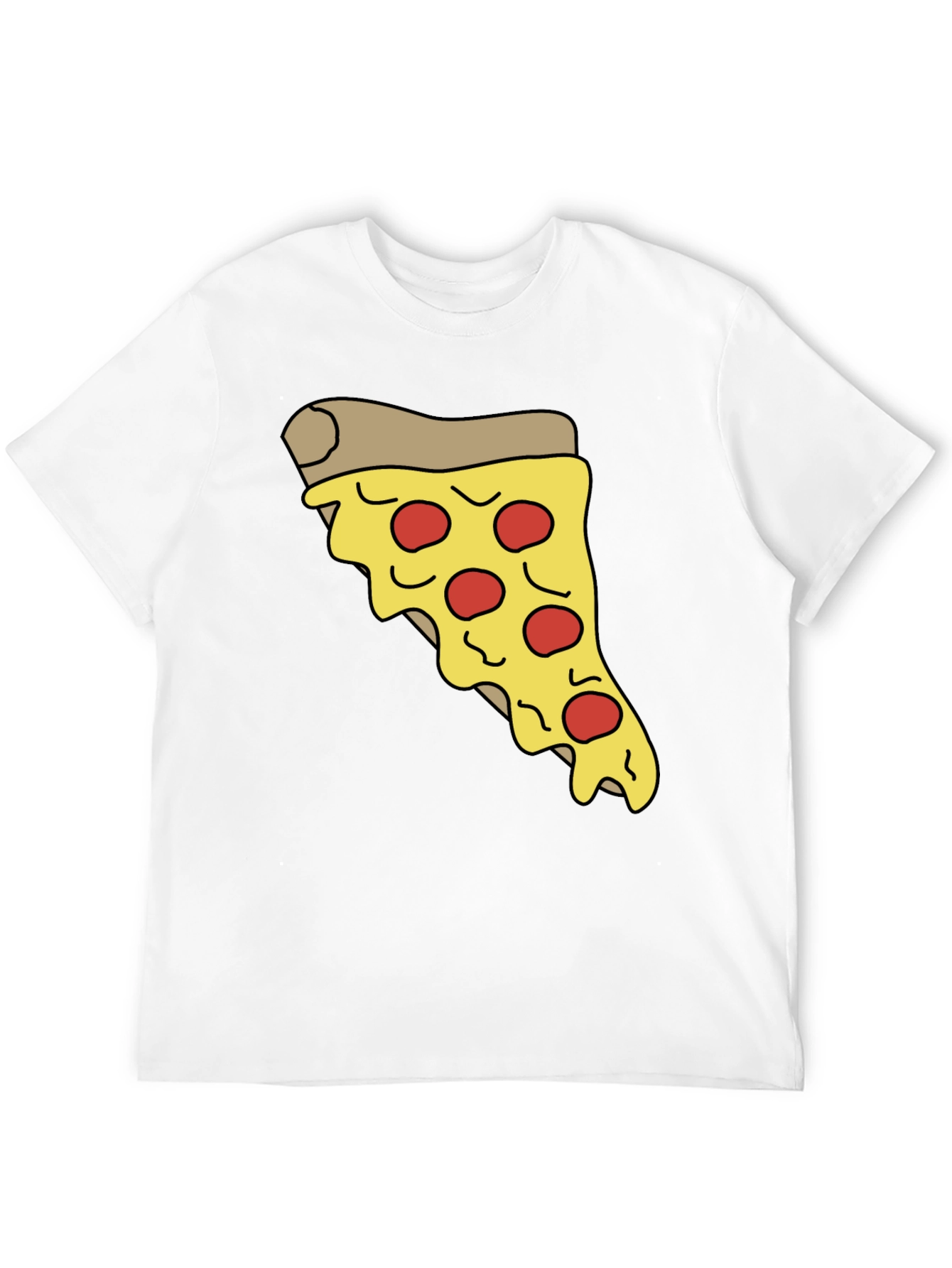 Pizza Slice Graphic Tee - Casual Comfort T-Shirt