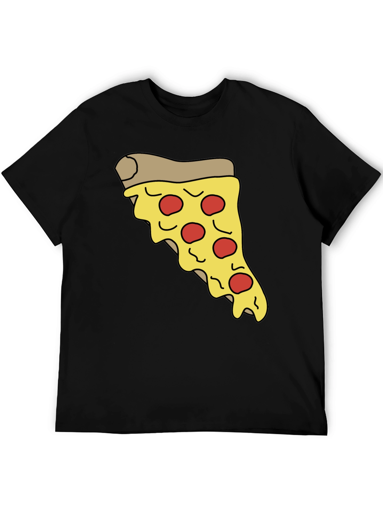 Pizza Slice Graphic Tee - Casual Comfort T-Shirt