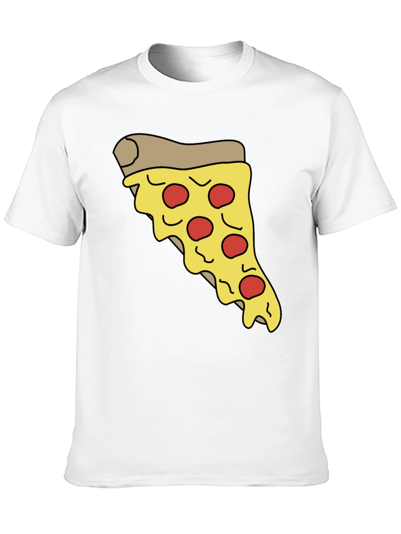 Pizza Slice Graphic Tee - Casual Comfort T-Shirt