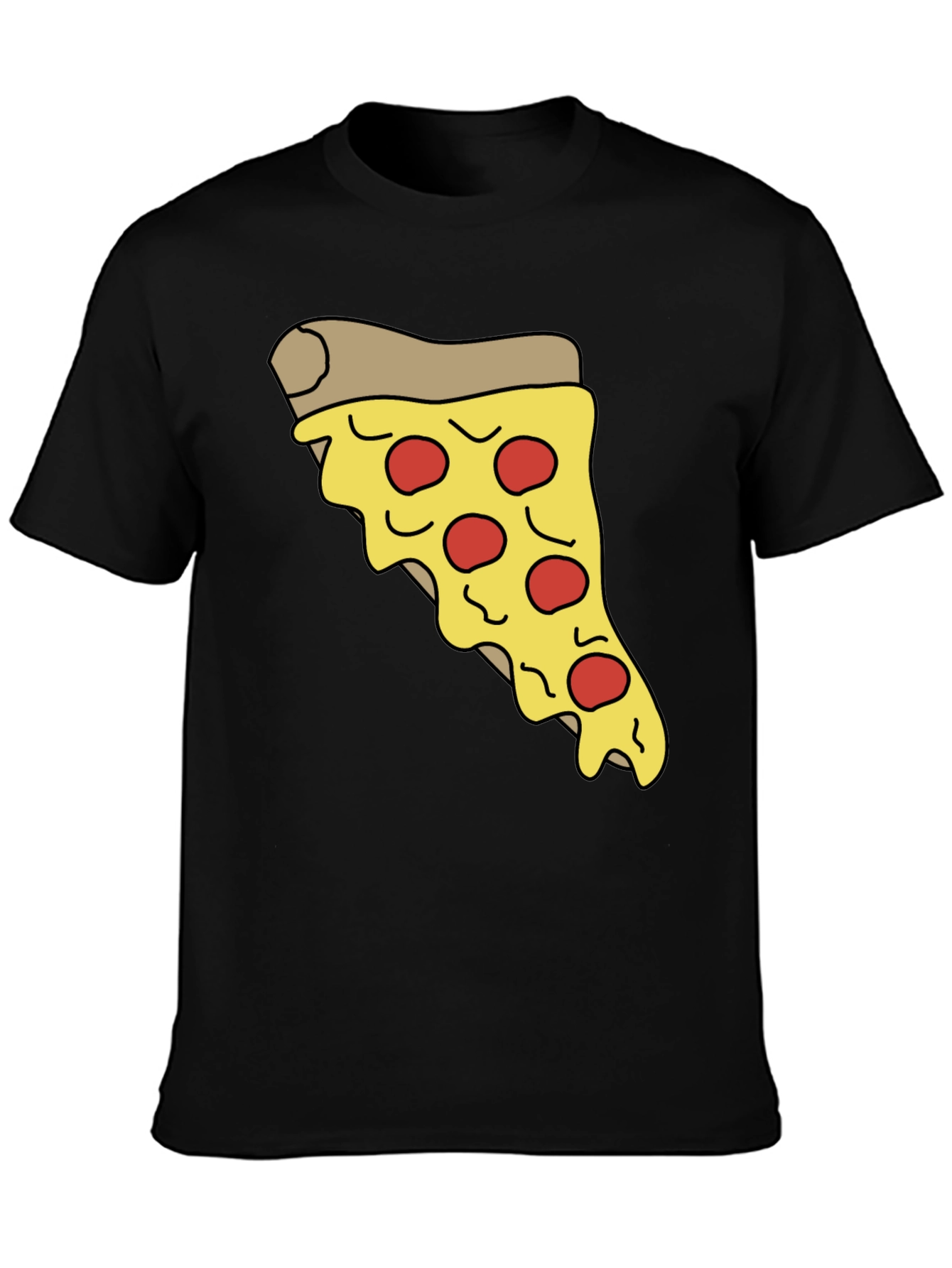 Pizza Slice Graphic Tee - Casual Comfort T-Shirt