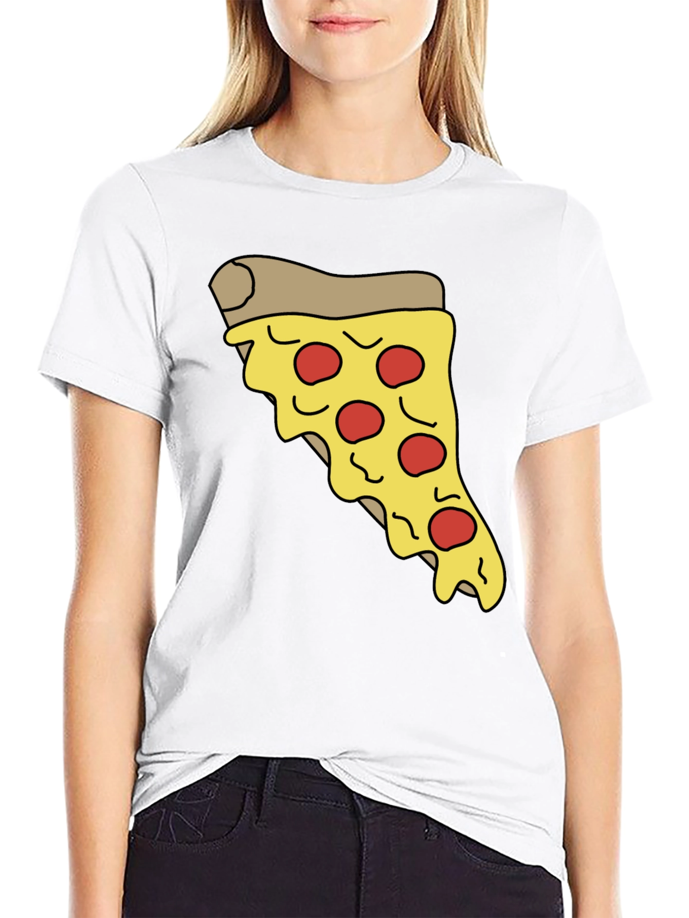 Pizza Slice Graphic Tee - Casual Comfort T-Shirt