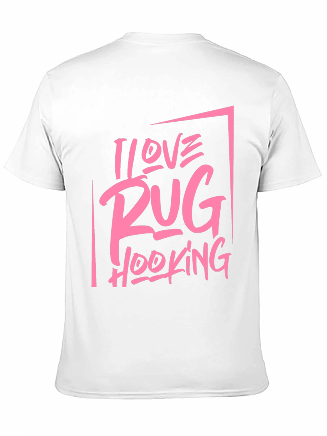 I Love Rug Hooking Graphic Tee - Black