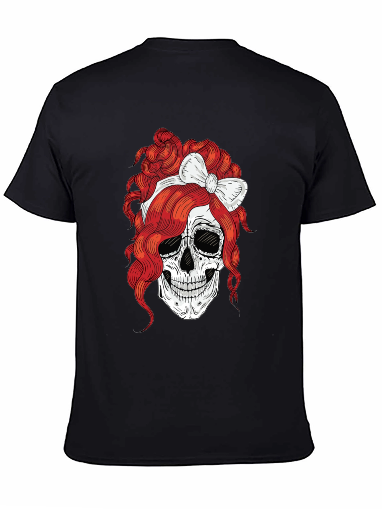 Skull with Bow T-Shirt - Rocker Tee