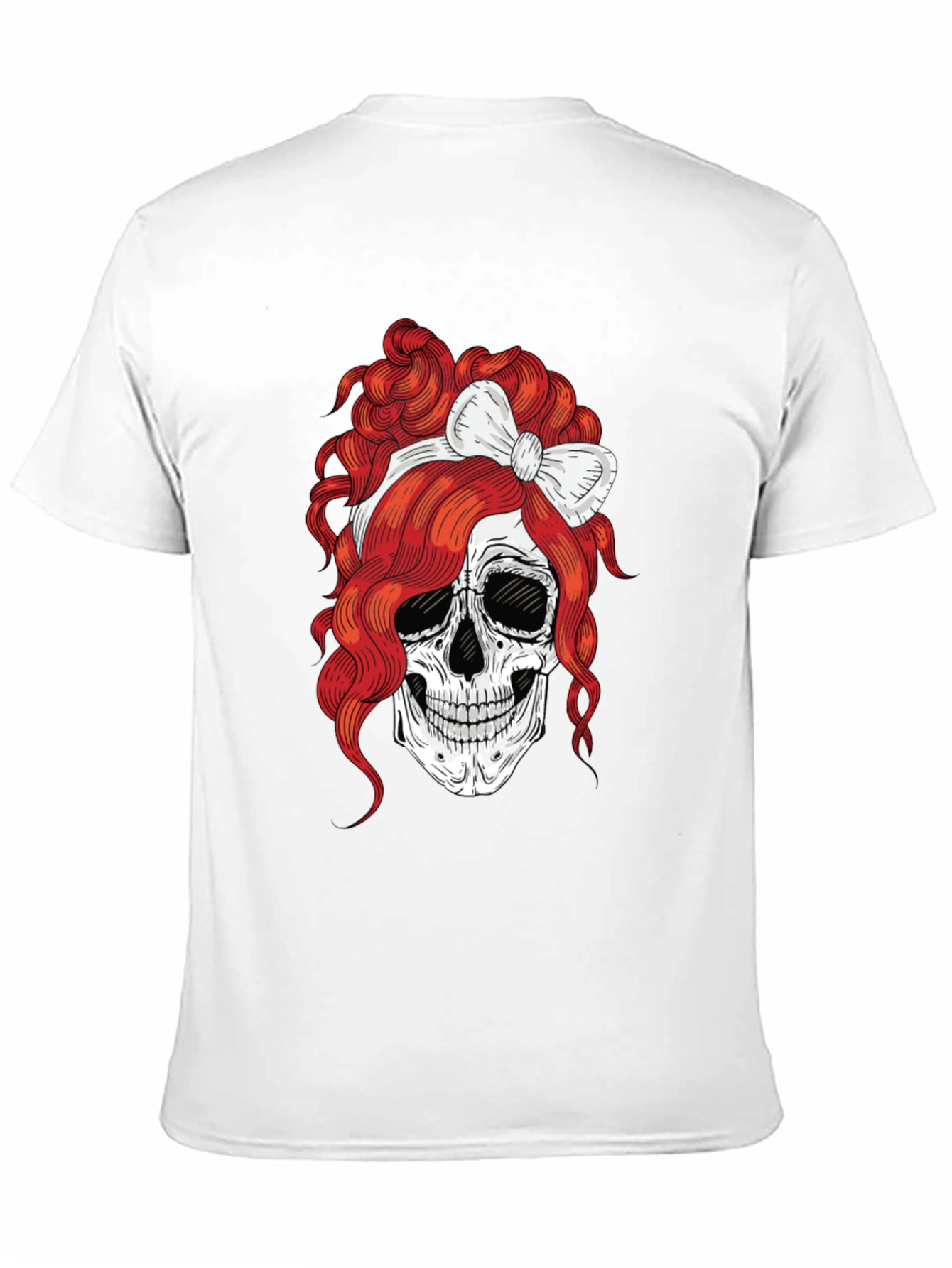 Skull with Bow T-Shirt - Rocker Tee