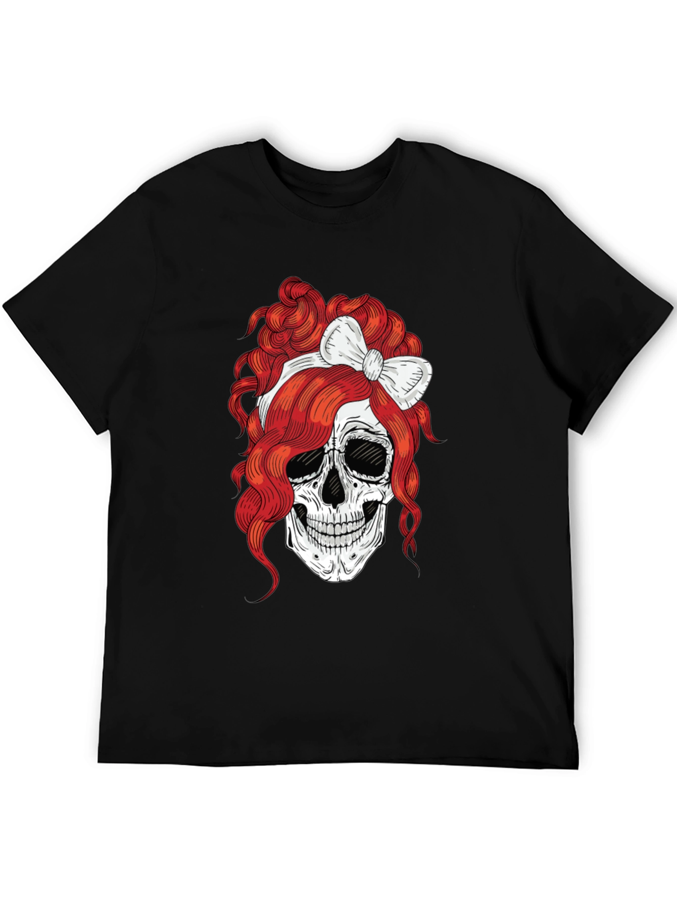 Skull with Bow T-Shirt - Rocker Tee