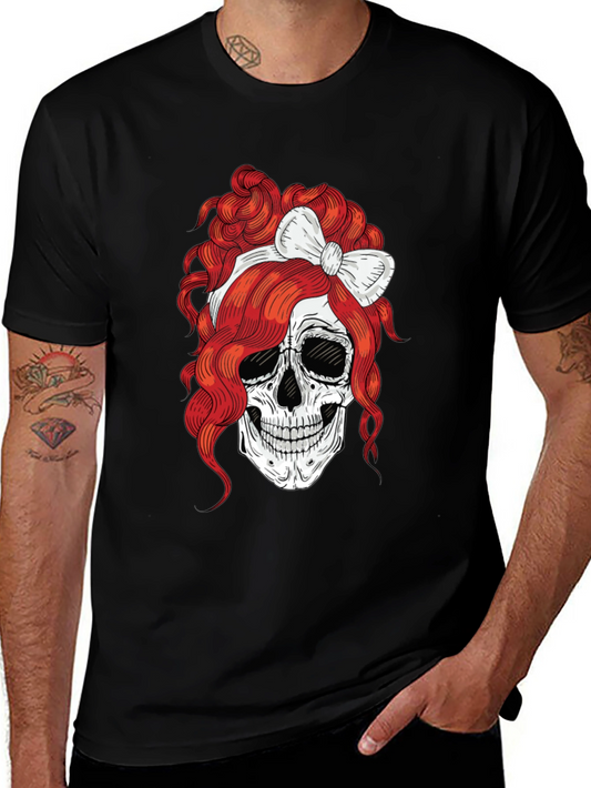 Skull with Bow T-Shirt - Rocker Tee
