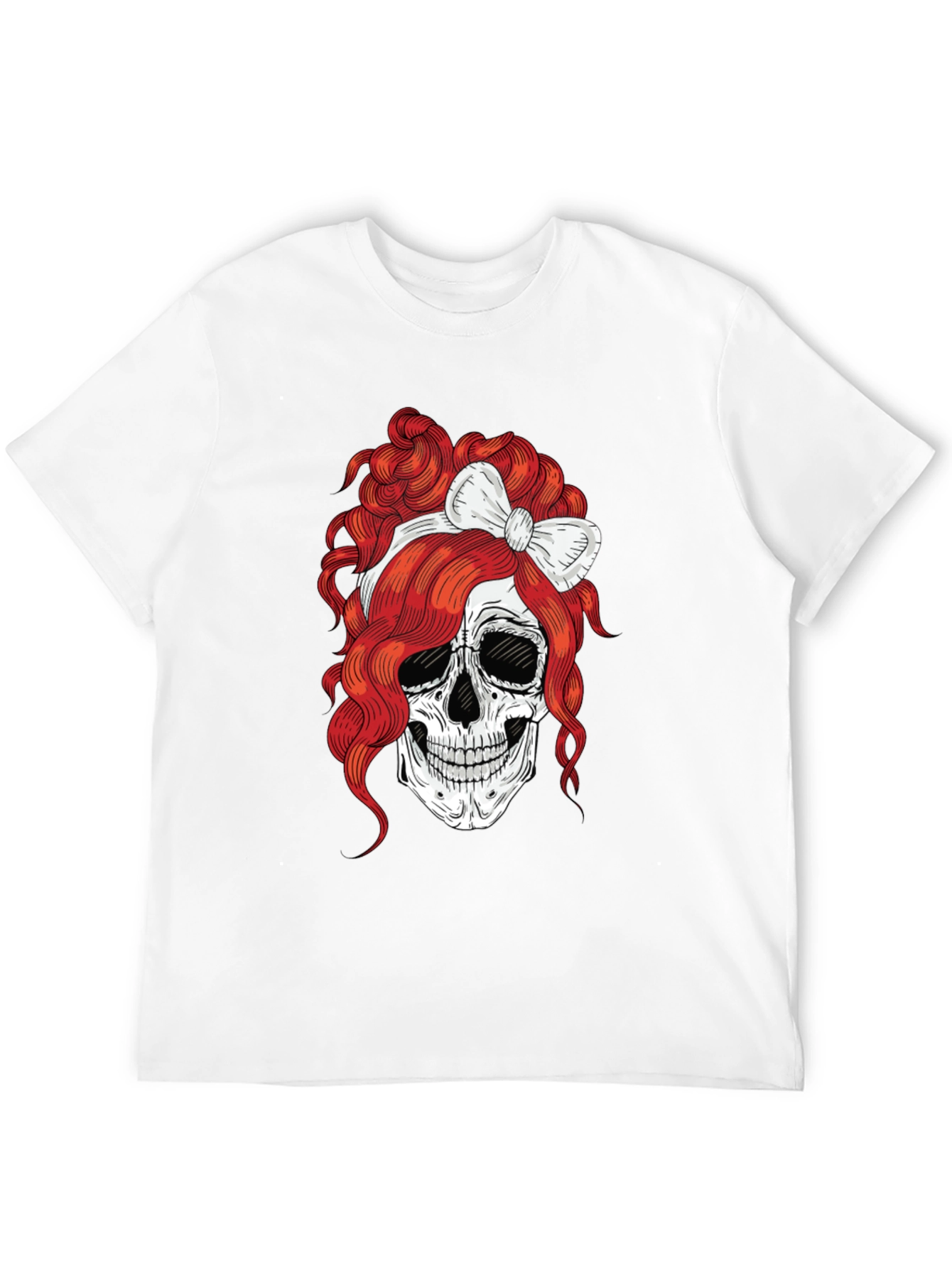 Skull with Bow T-Shirt - Rocker Tee
