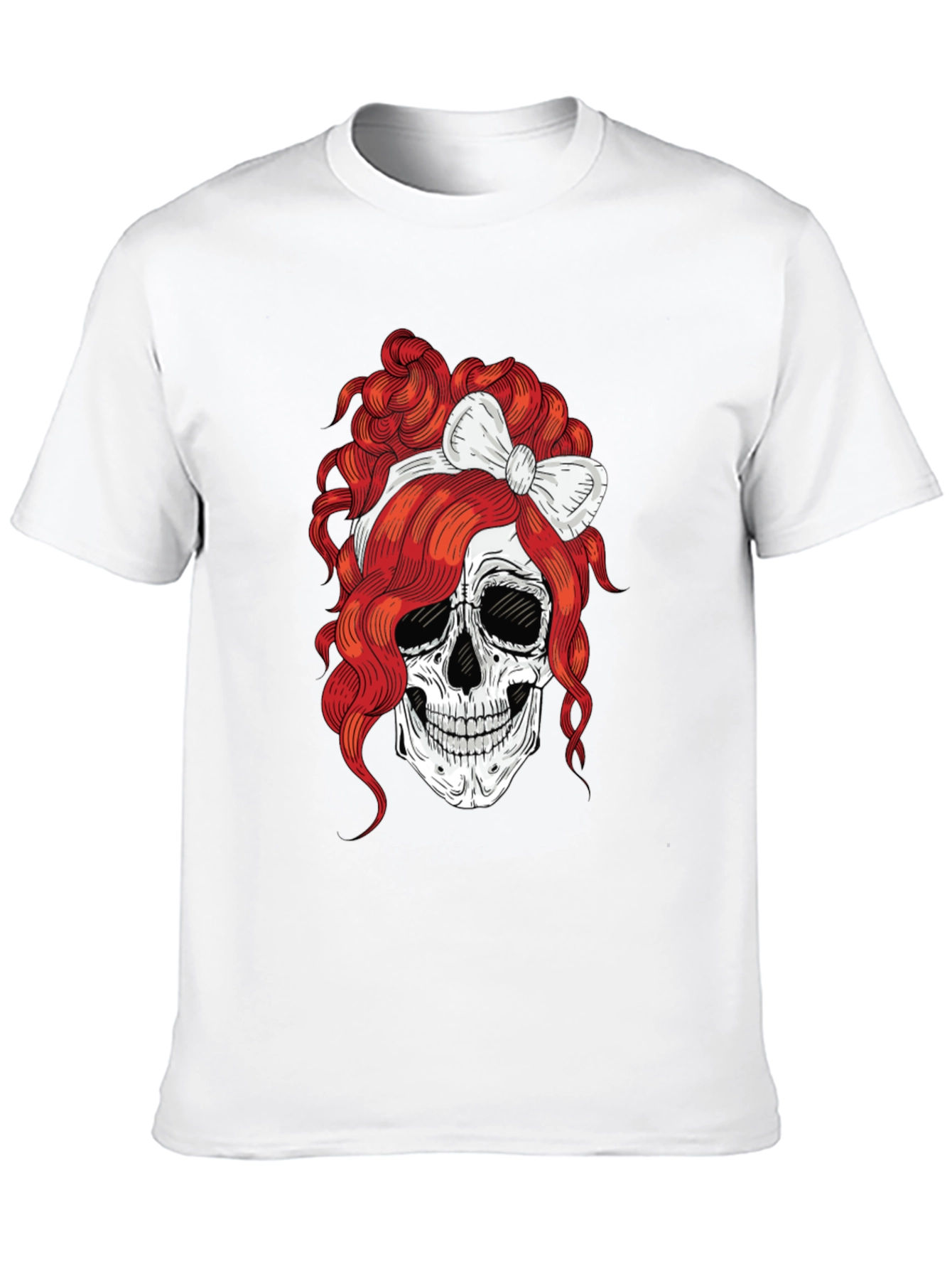 Skull with Bow T-Shirt - Rocker Tee